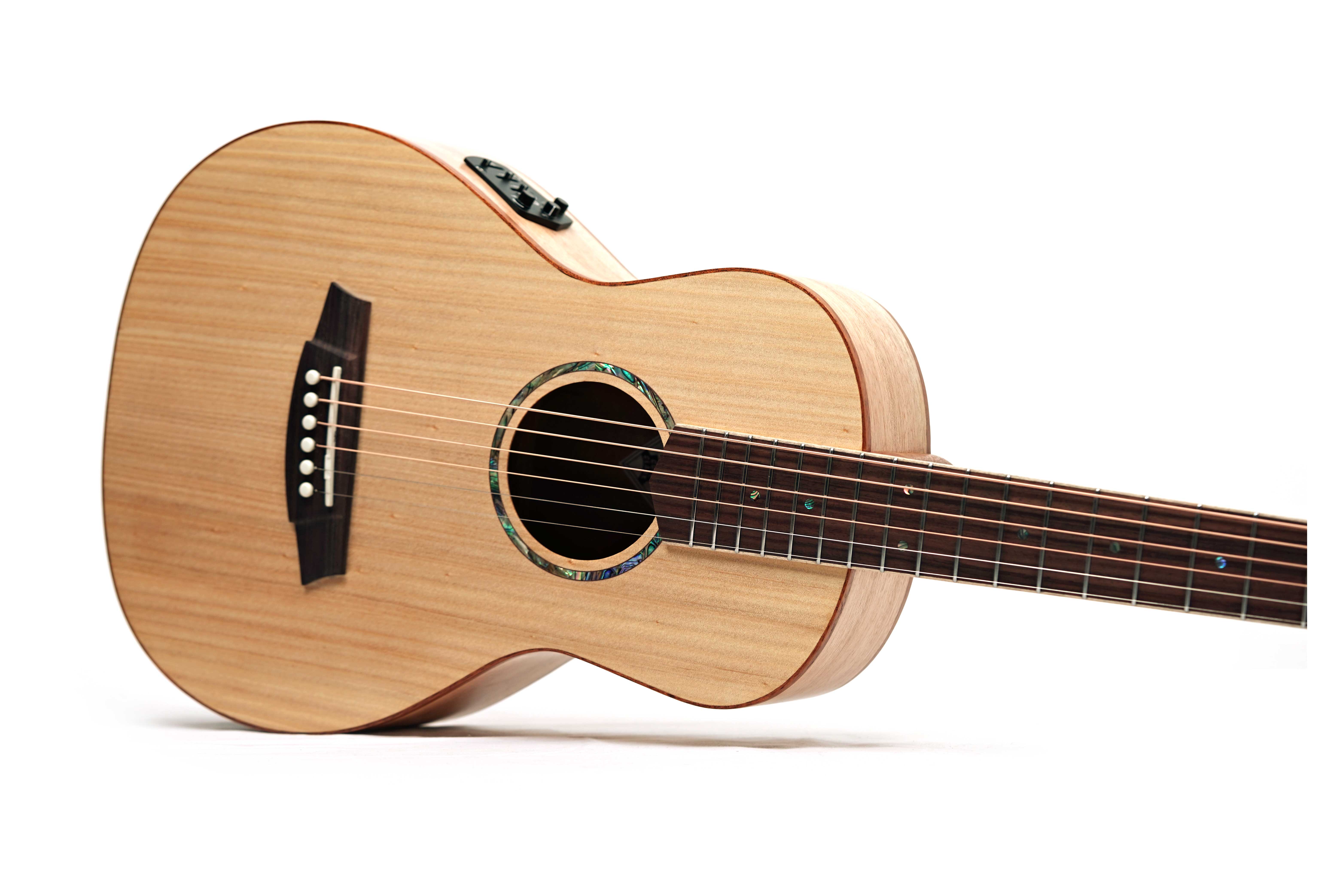 Cole Clark Studio SPM1E Parlor Mini Bunya / Maple