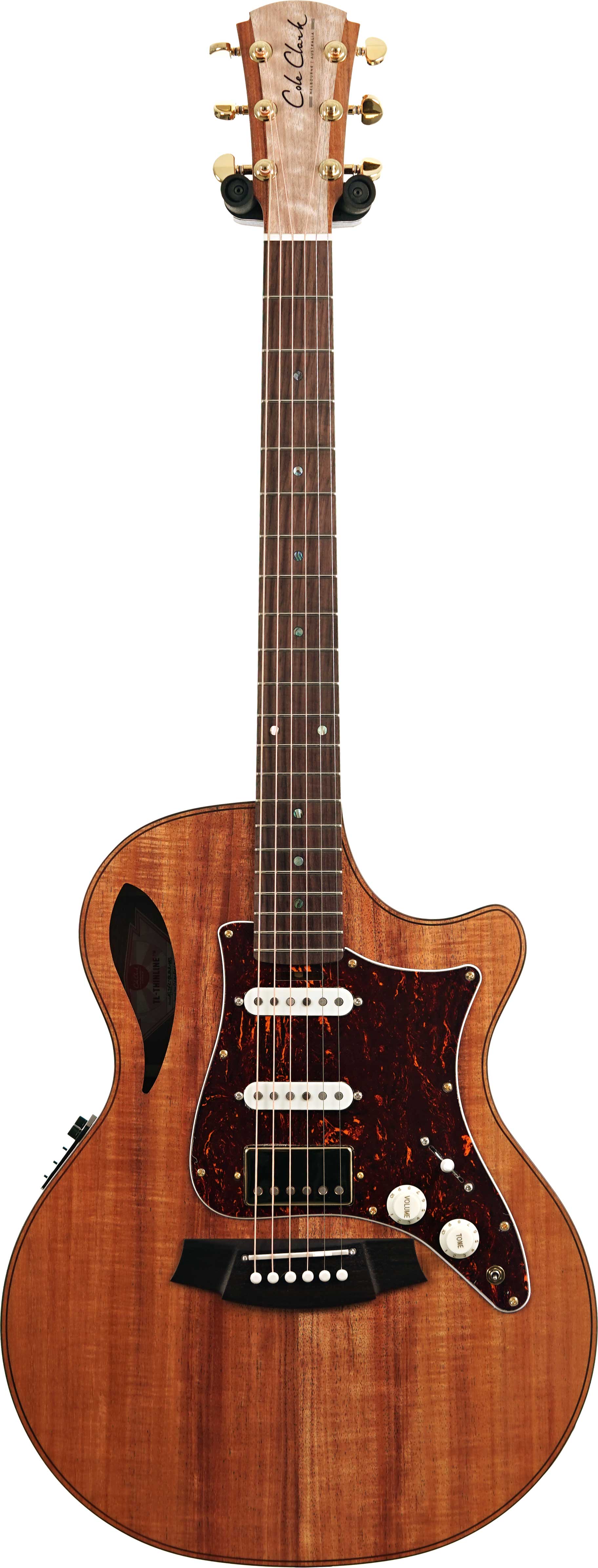 Cole Clark TL2EC Thinline Blackwood HSS Rosewood Fingerboard #2606-11862