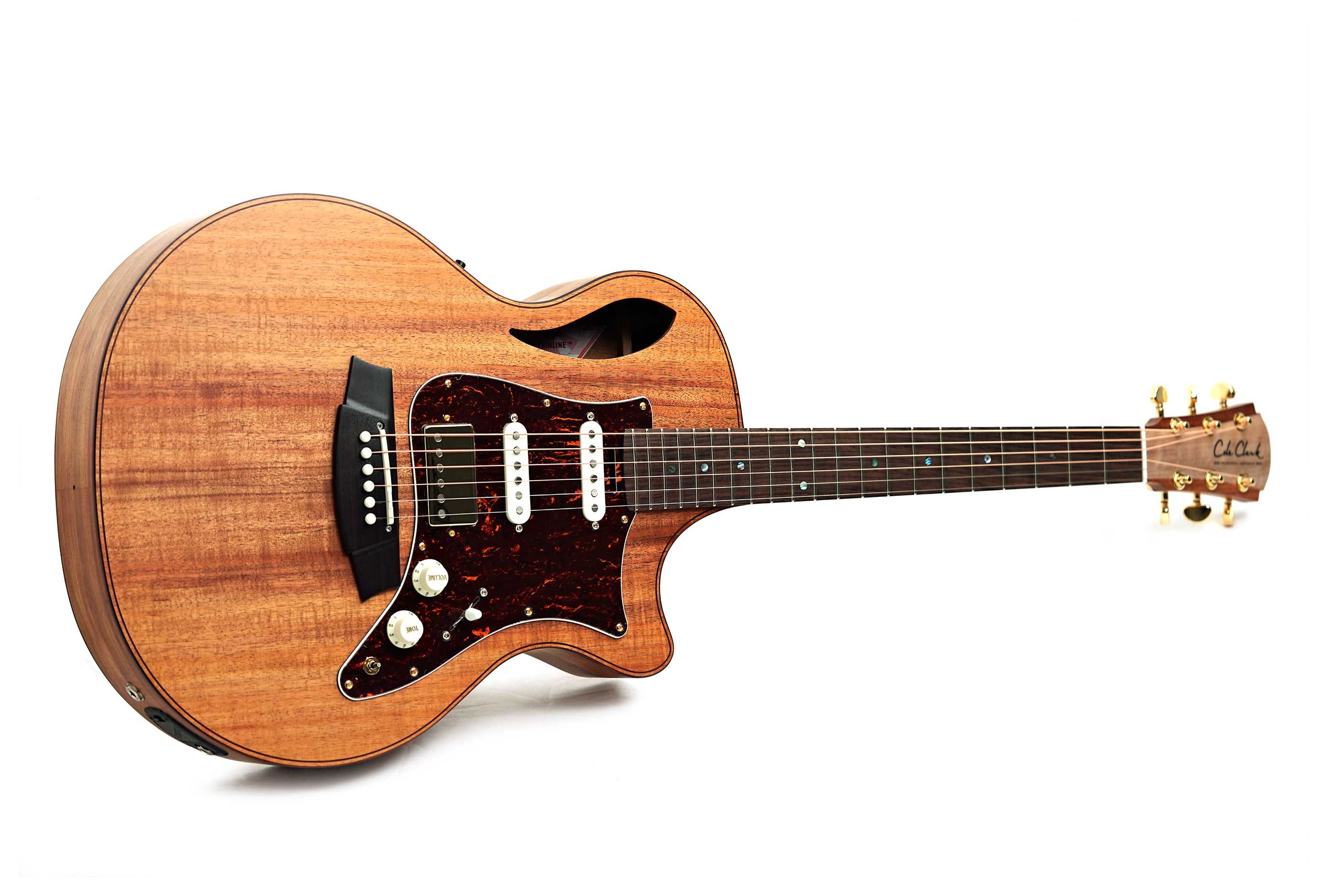 Cole Clark TL2EC Thinline Blackwood HSS Rosewood Fingerboard #2606-11862