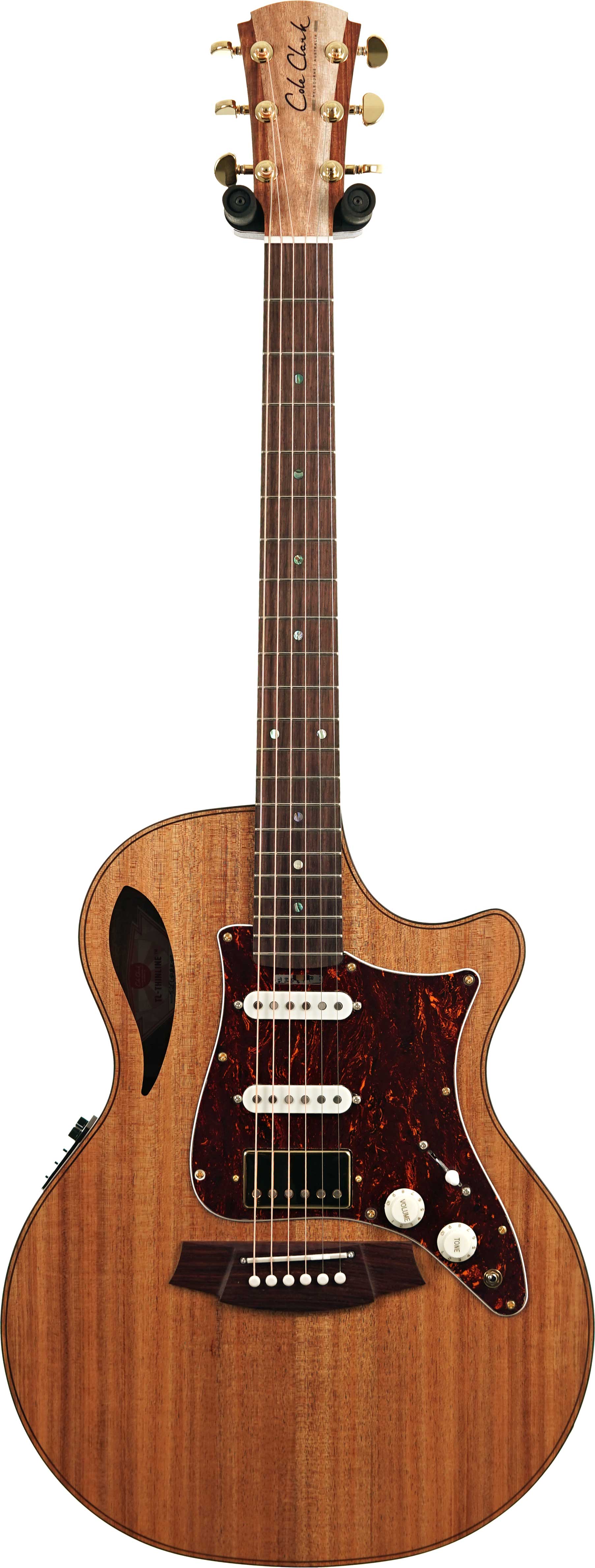 Cole Clark TL2EC Thinline Blackwood HSS Rosewood Fingerboard #2606-11903