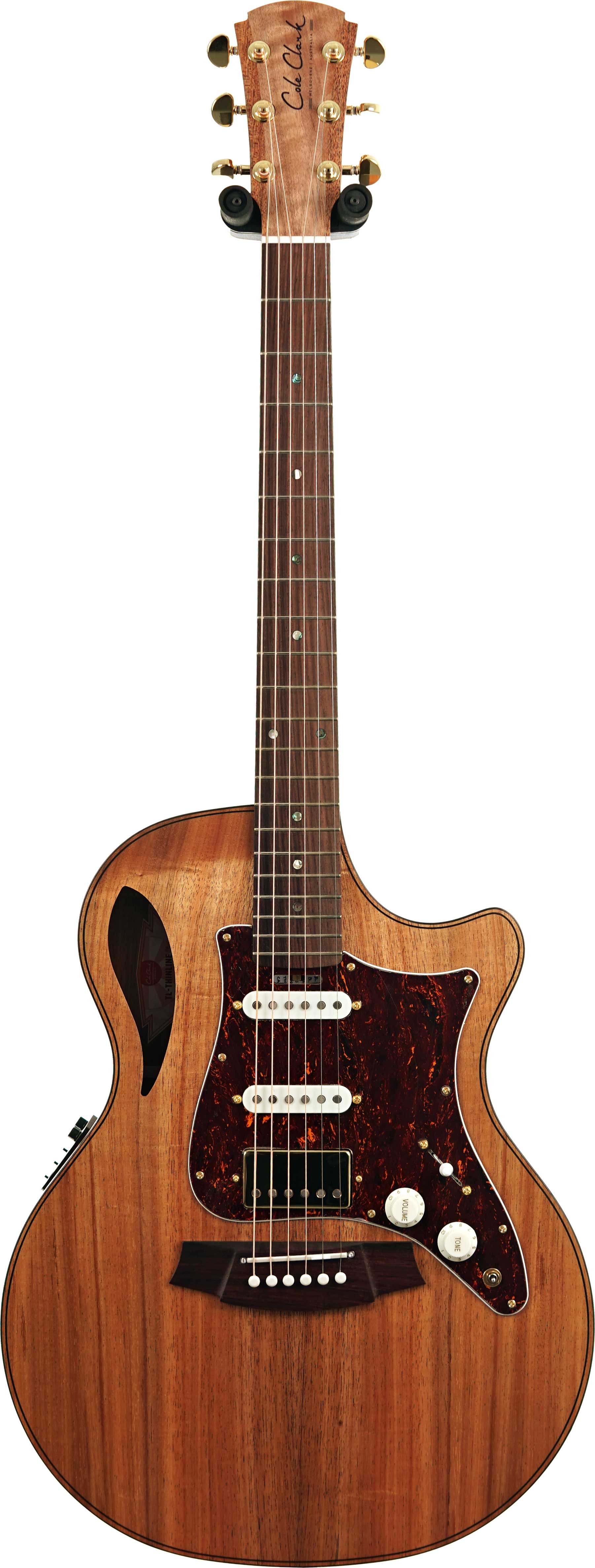 Cole Clark TL2EC Thinline Blackwood HSS Rosewood Fingerboard #2606-12300