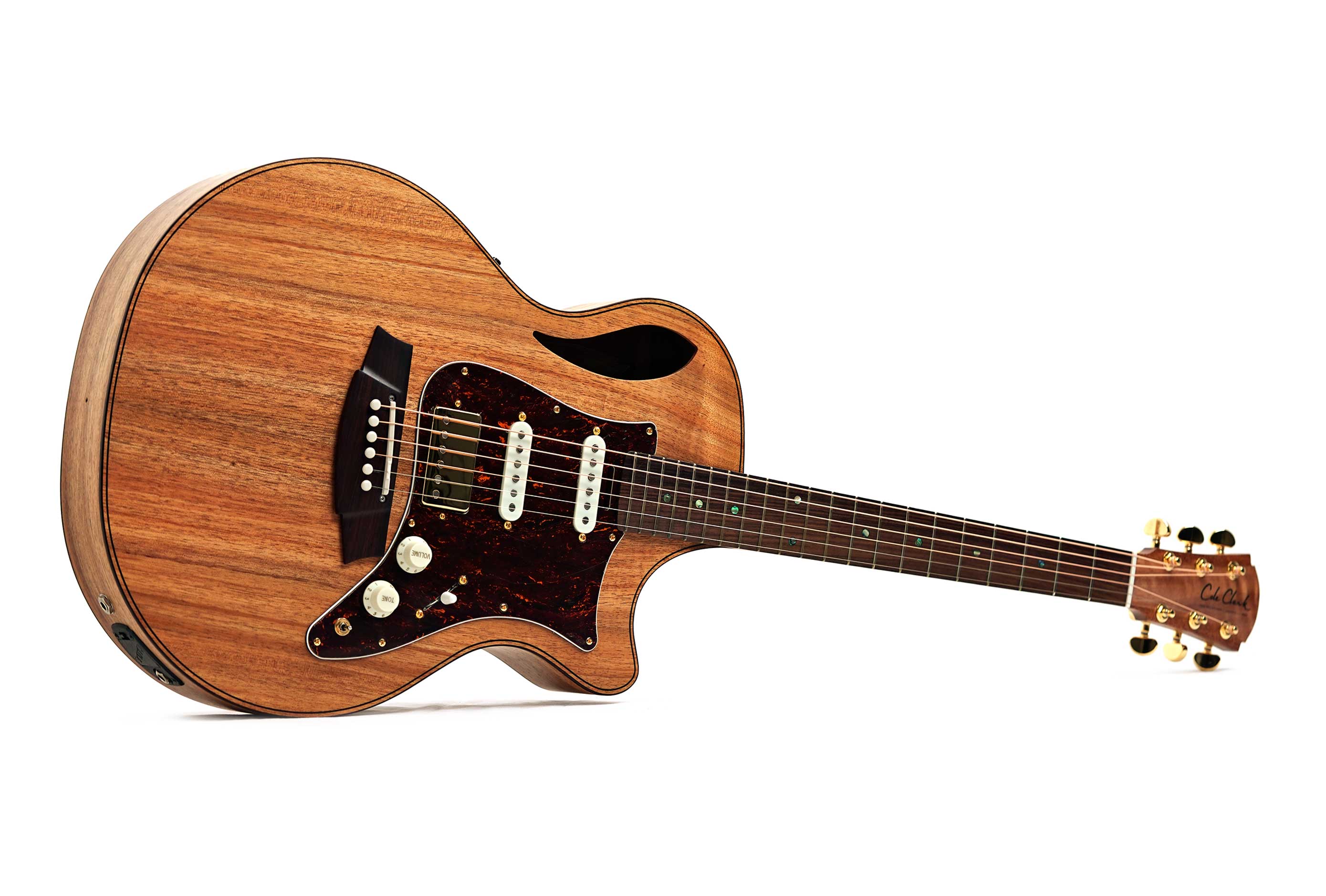 Cole Clark TL2EC Thinline Blackwood HSS Rosewood Fingerboard #2606-12300