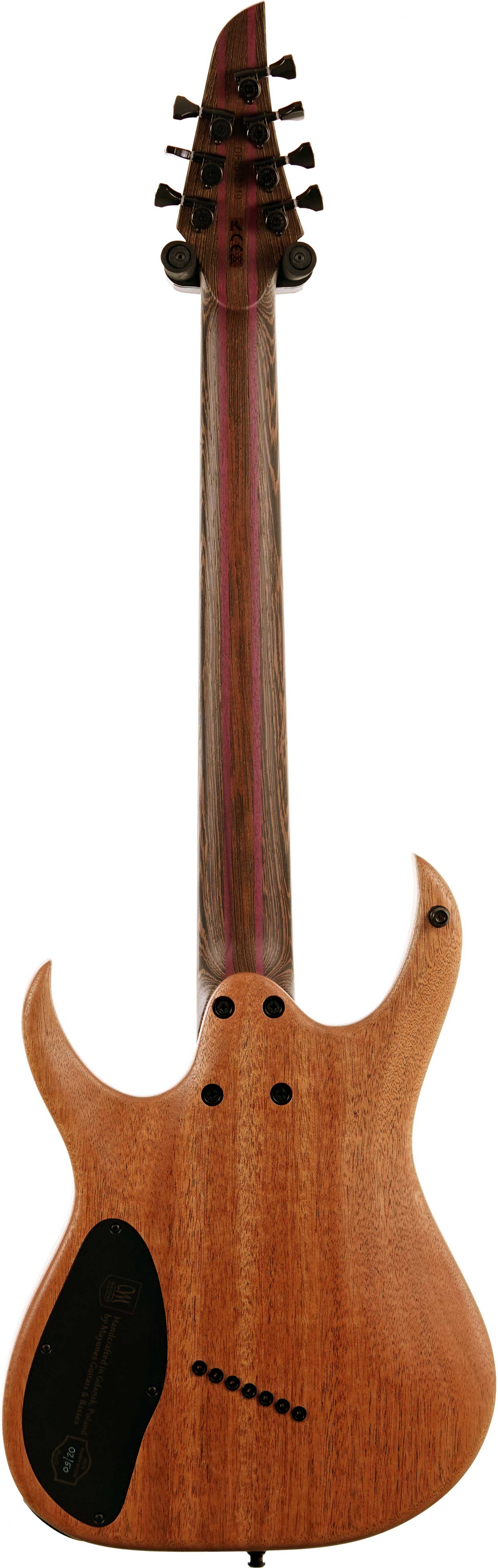 Mayones Duvell Elite VF 7 NAMM 2026 Build Transparent Turquoise Satin #DF2512219