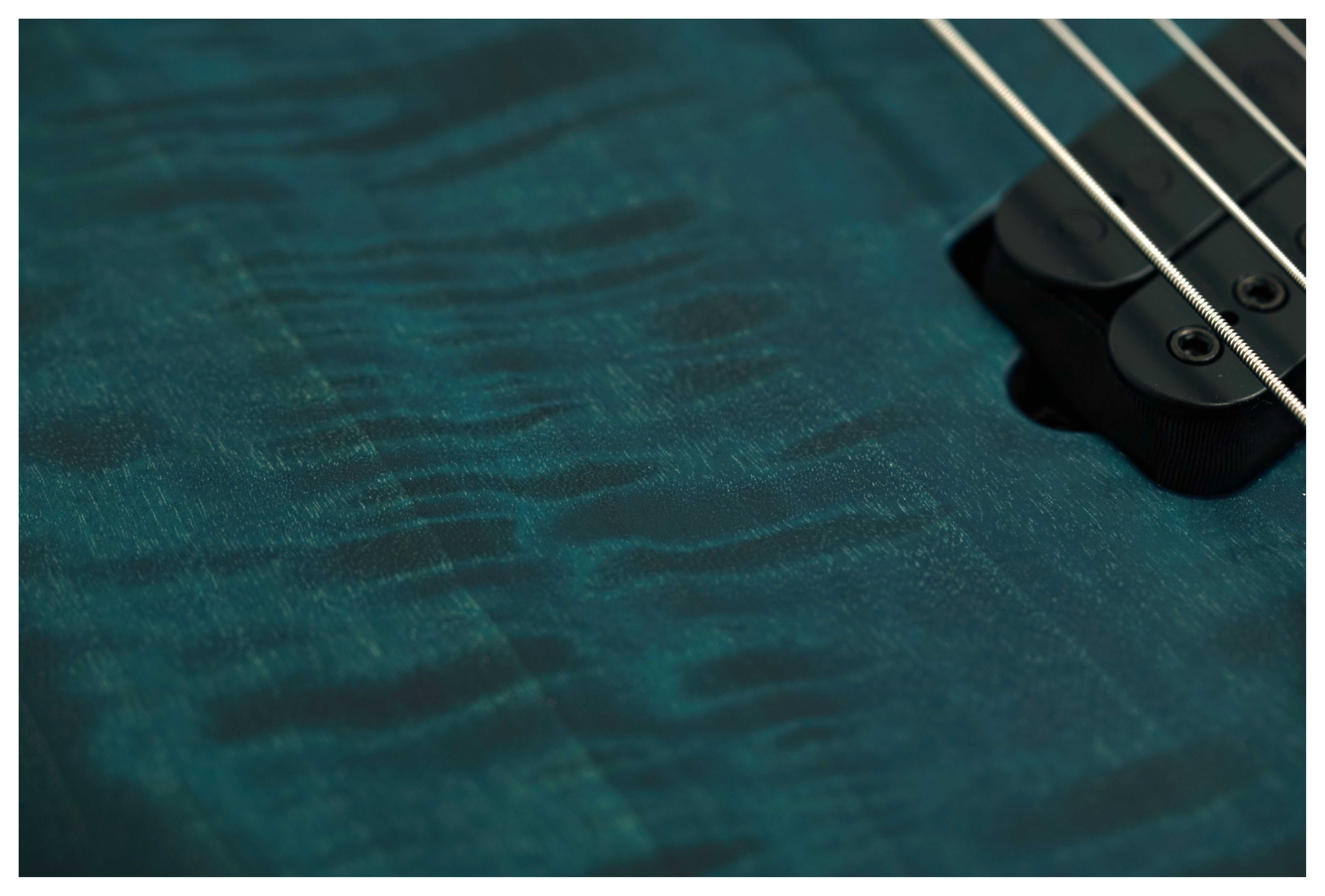 Mayones Duvell Elite VF 7 NAMM 2026 Build Transparent Turquoise Satin #DF2512219