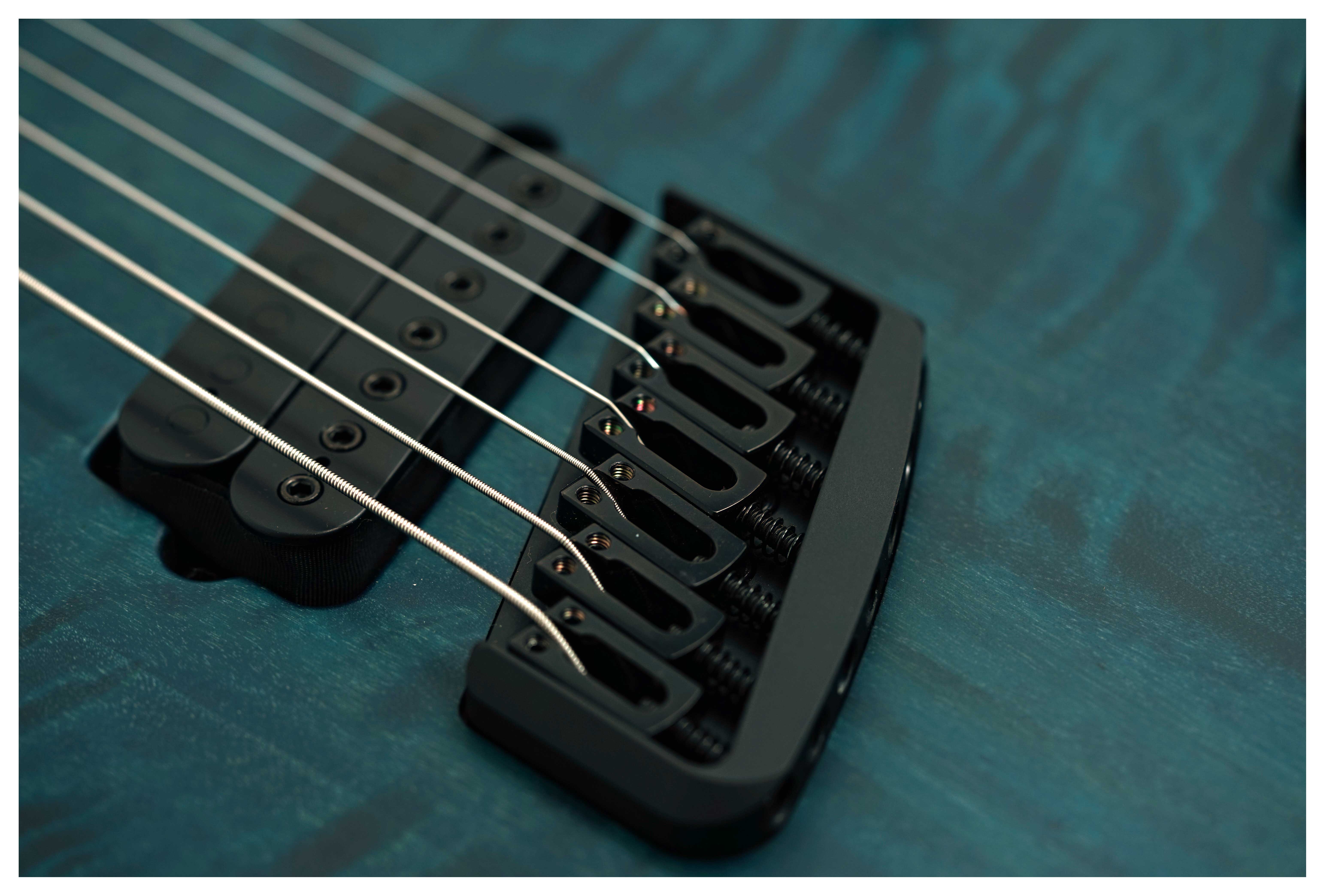 Mayones Duvell Elite VF 7 NAMM 2026 Build Transparent Turquoise Satin #DF2512219