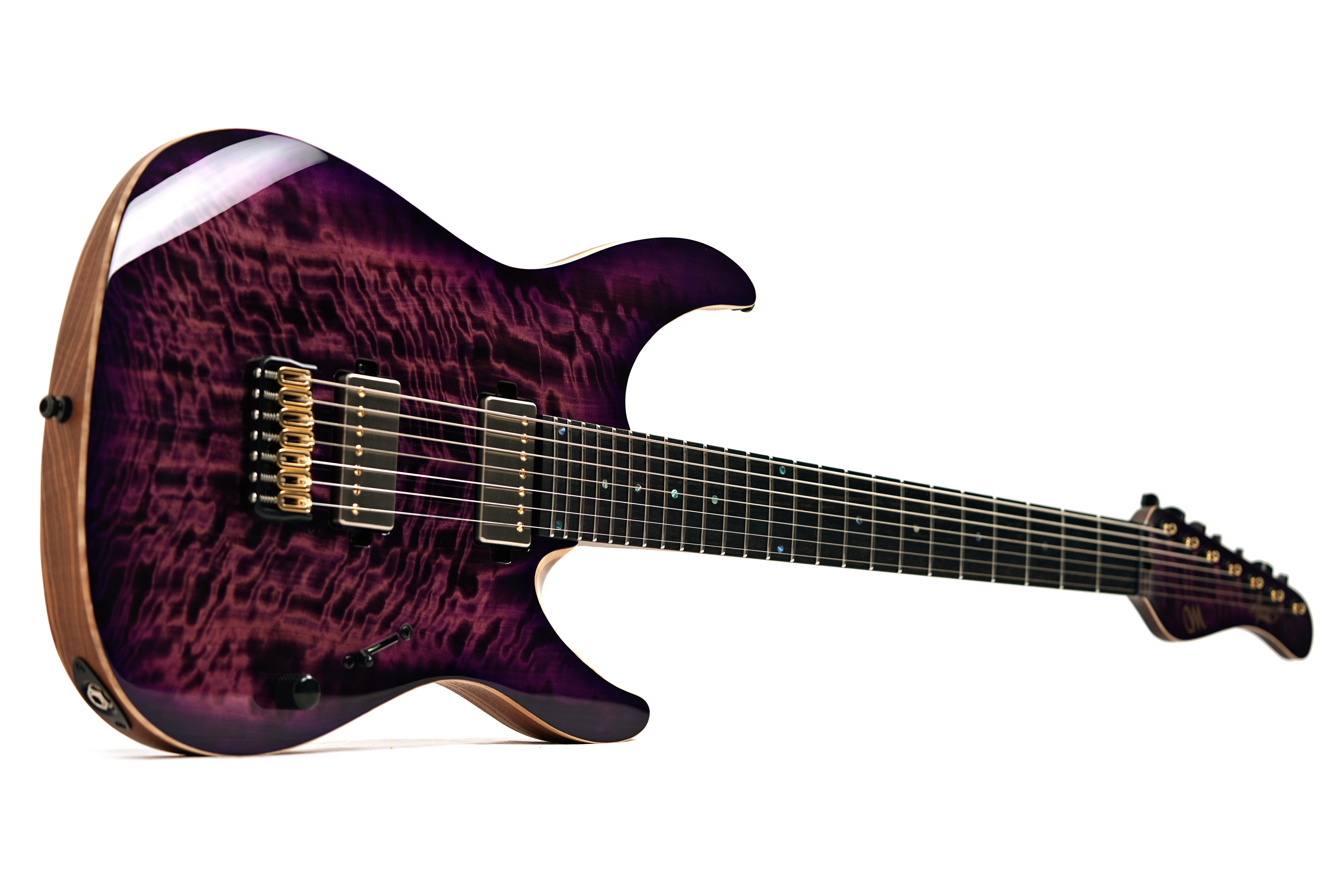 Mayones Aquila Elite S 7 Curly Poplar 4A Infinite Purple Gloss #AQ2511672