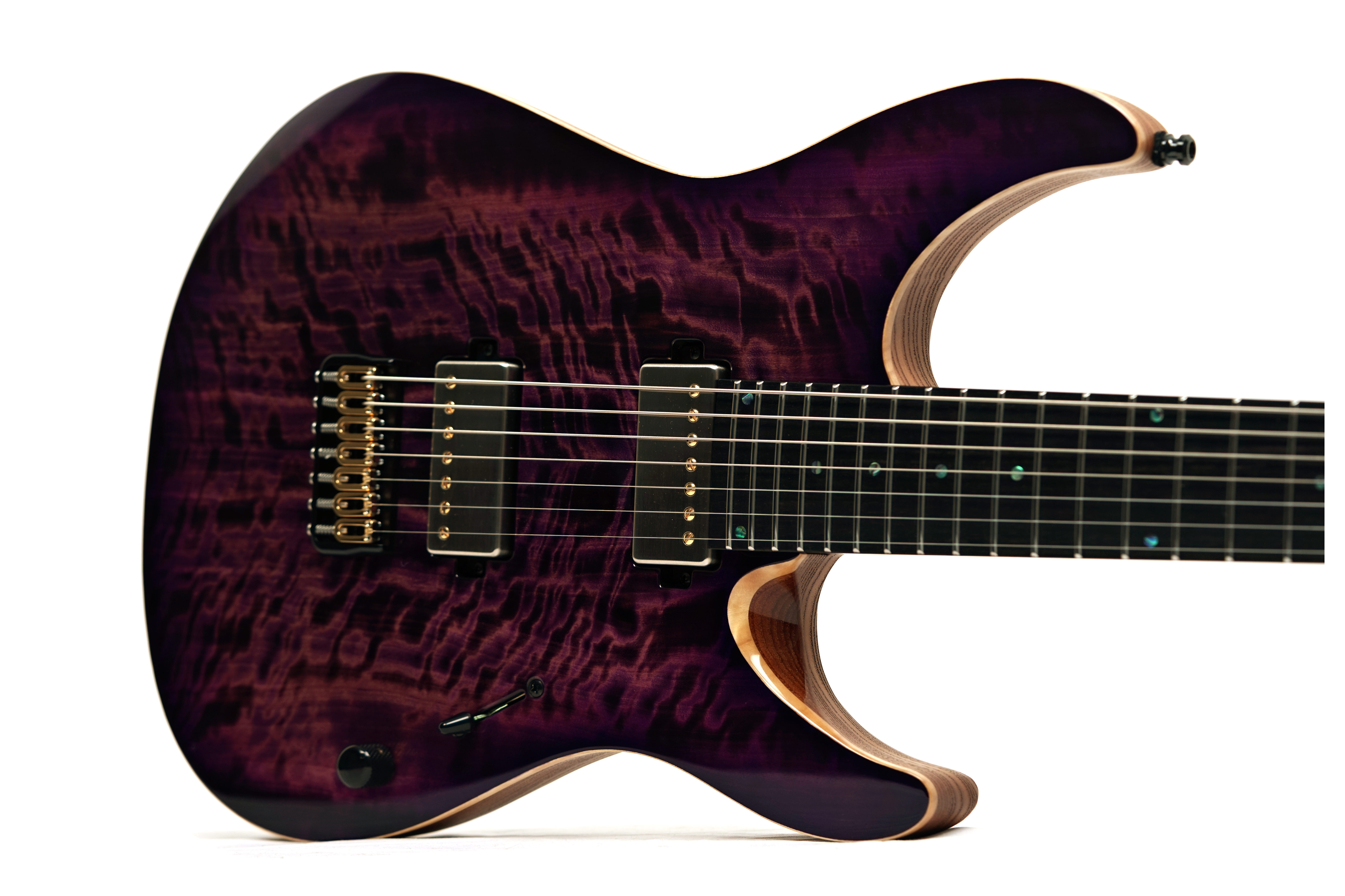 Mayones Aquila Elite S 7 Curly Poplar 4A Infinite Purple Gloss #AQ2511672