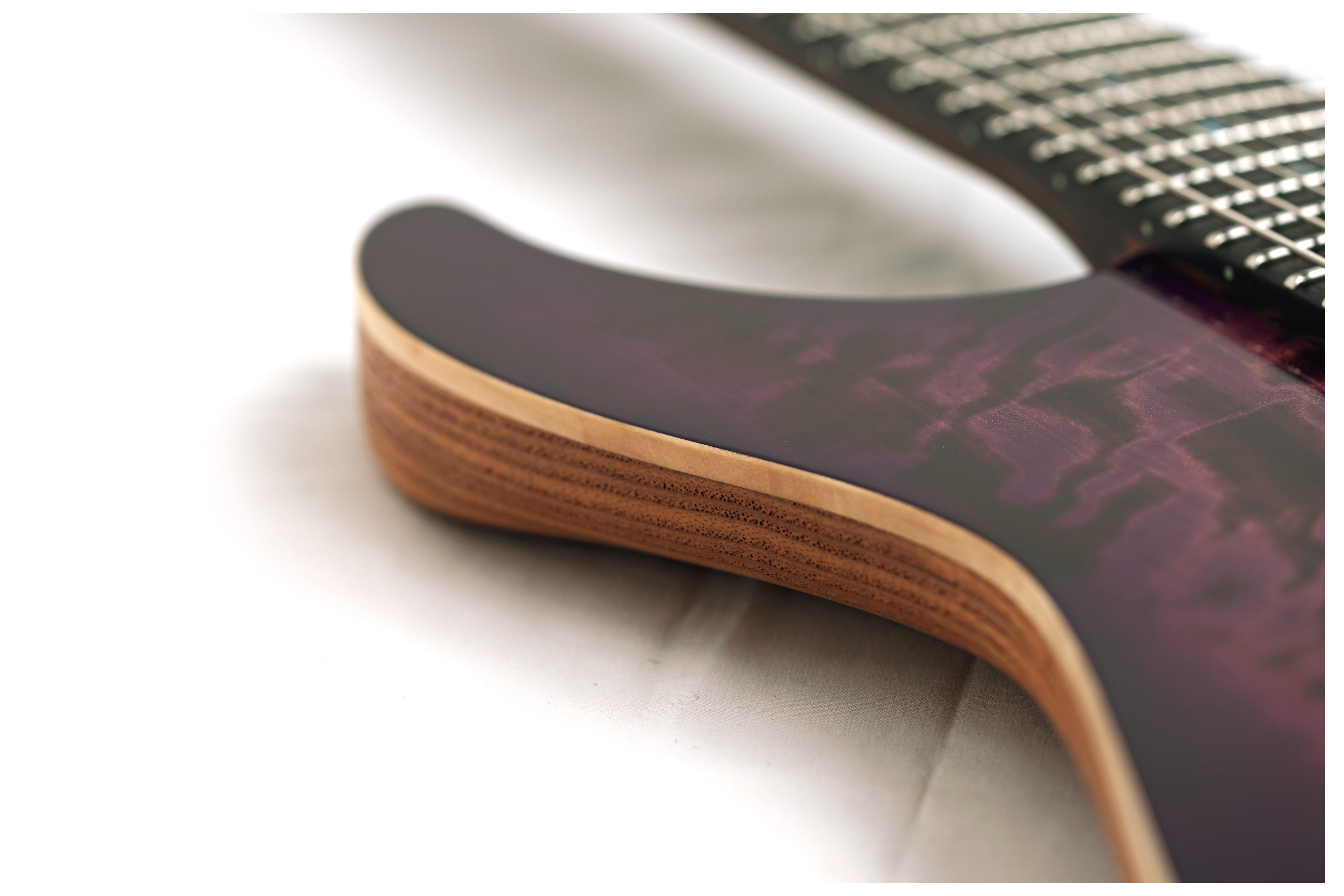 Mayones Aquila Elite S 7 Curly Poplar 4A Infinite Purple Gloss #AQ2511672