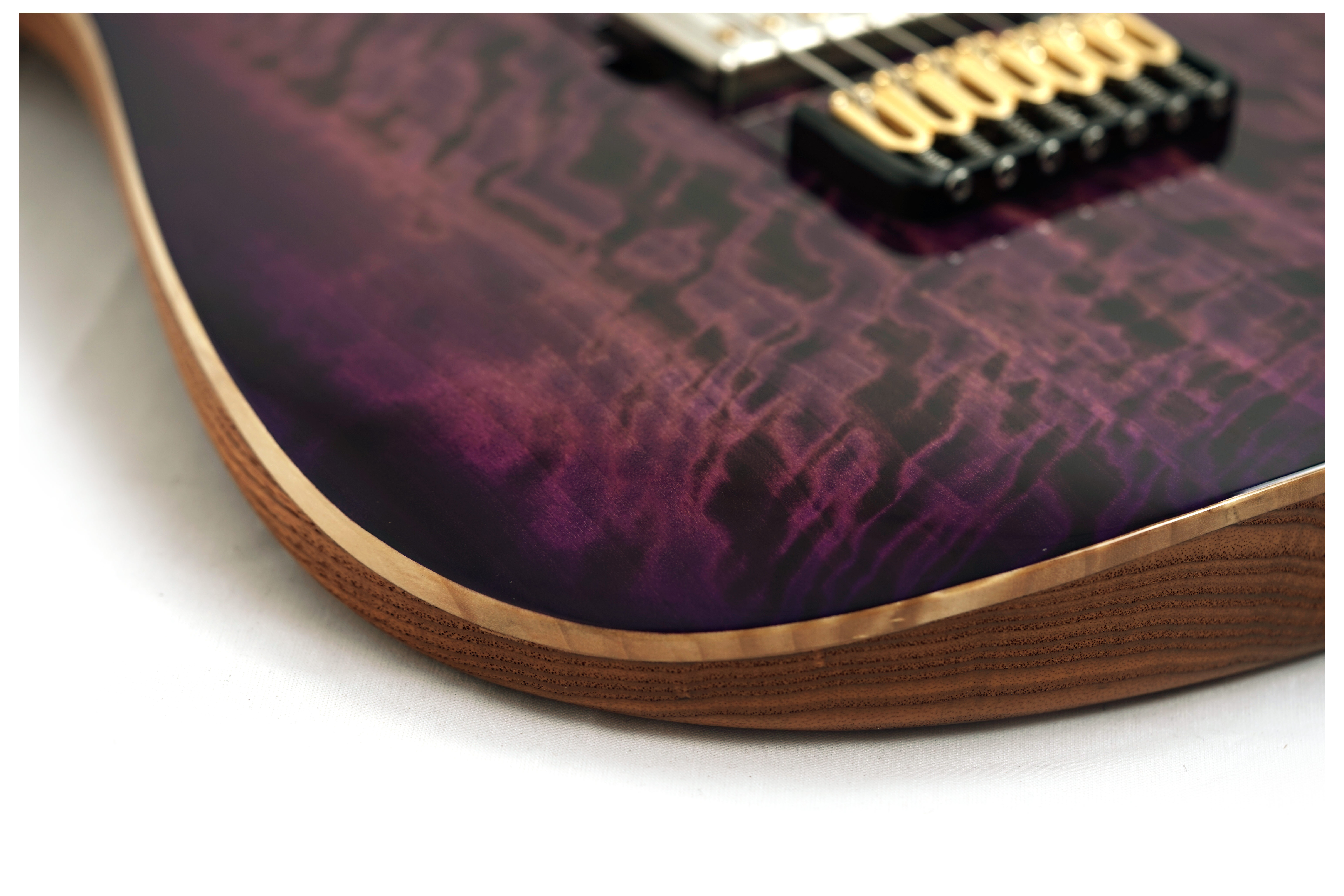 Mayones Aquila Elite S 7 Curly Poplar 4A Infinite Purple Gloss #AQ2511672