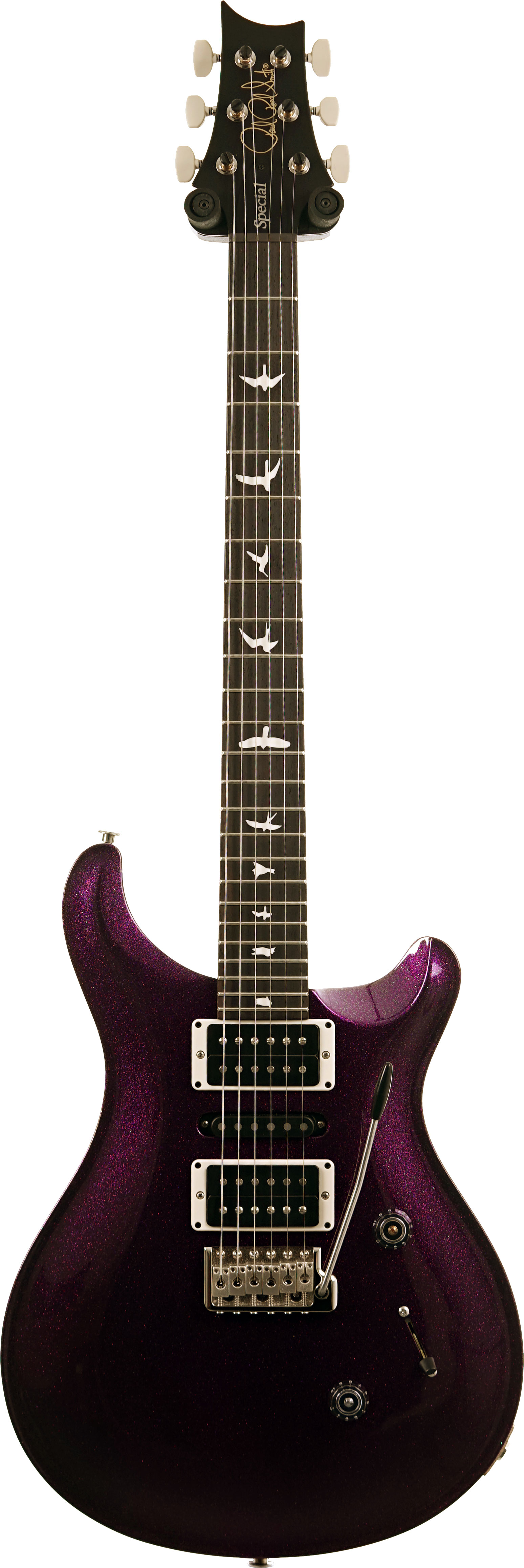 PRS CE24 Special Blackout Neck Custom Colour Violet Sparkle #0418378