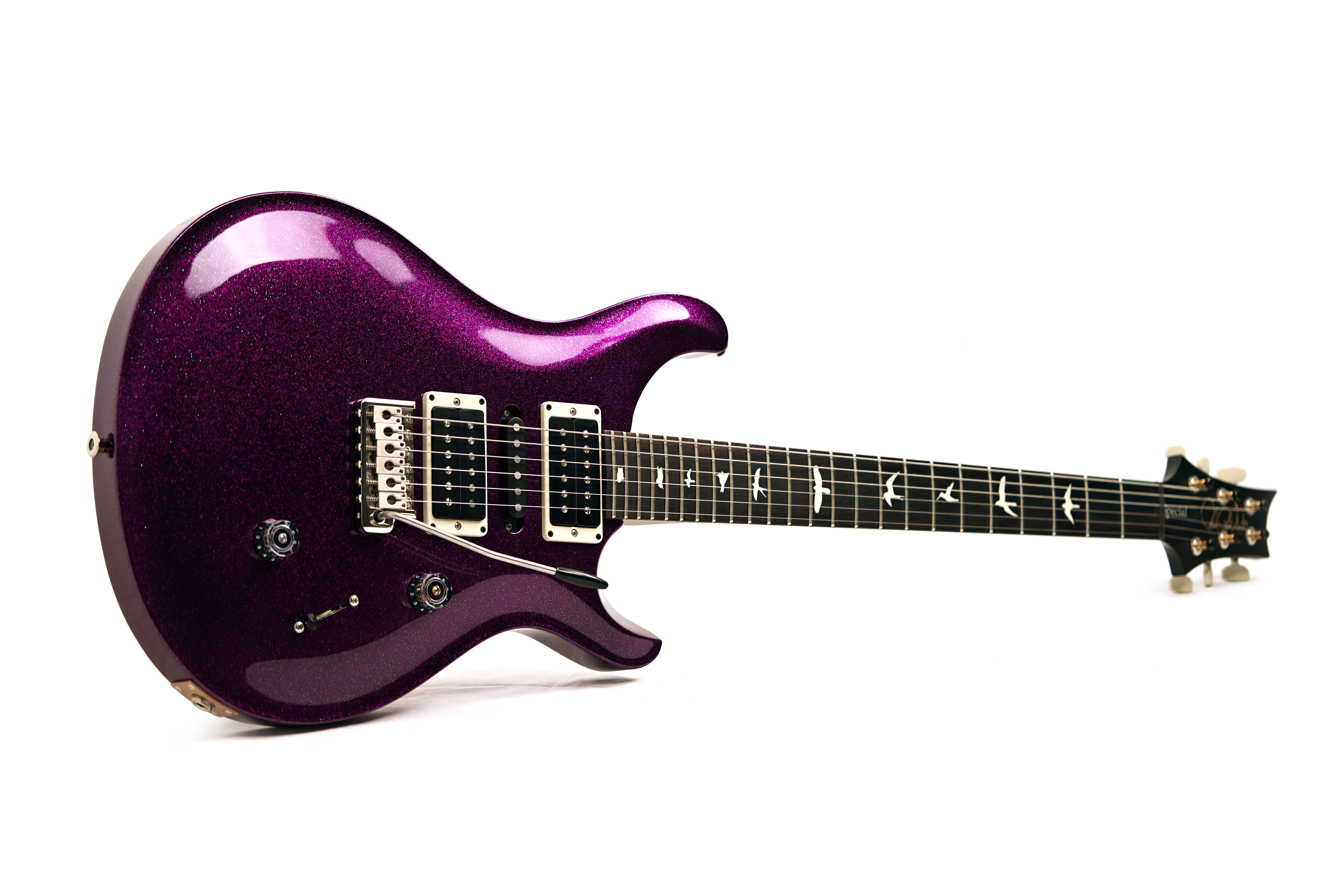 PRS CE24 Special Blackout Neck Custom Colour Violet Sparkle #0418378