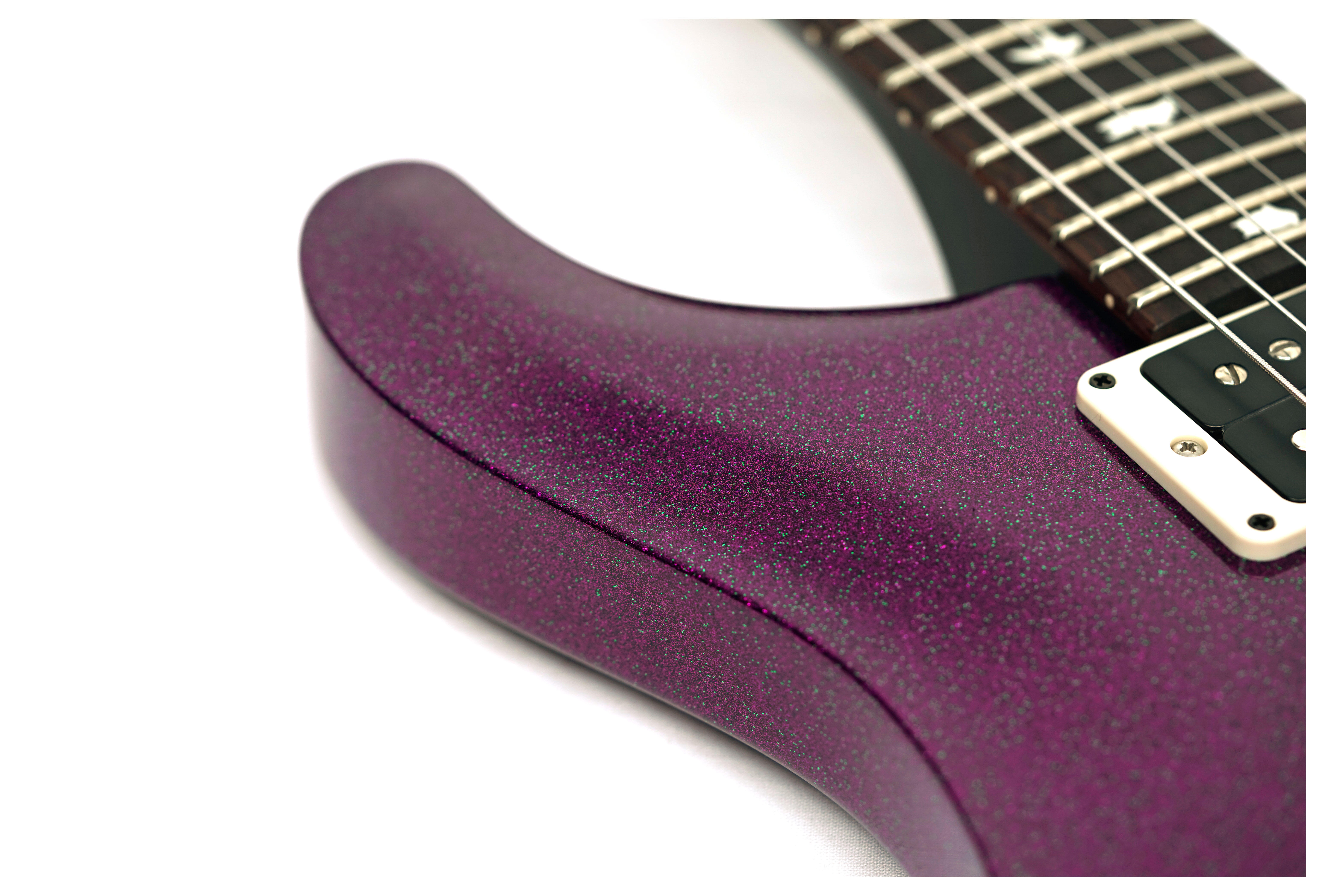 PRS CE24 Special Blackout Neck Custom Colour Violet Sparkle #0418378