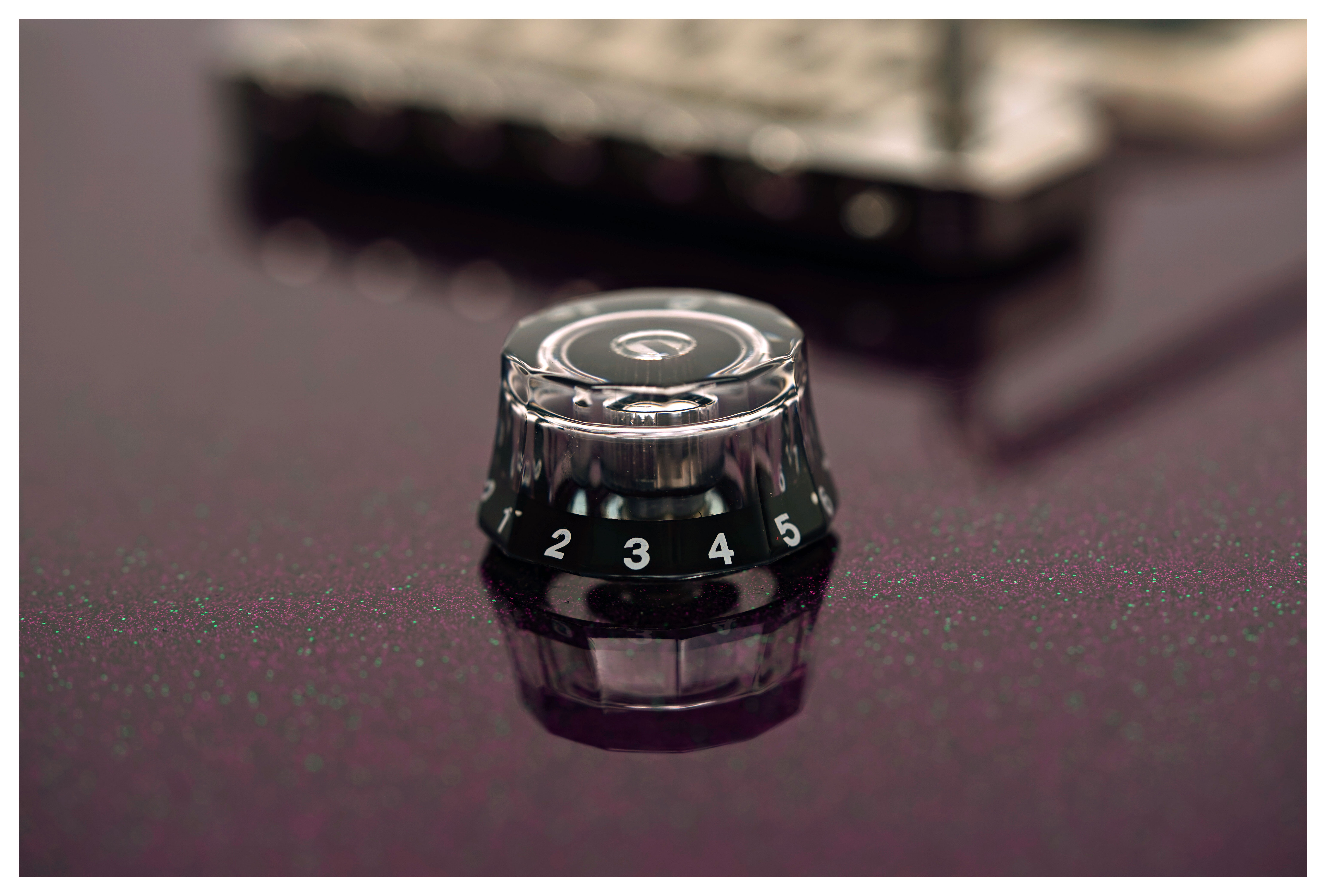 PRS CE24 Special Blackout Neck Custom Colour Violet Sparkle #0418378