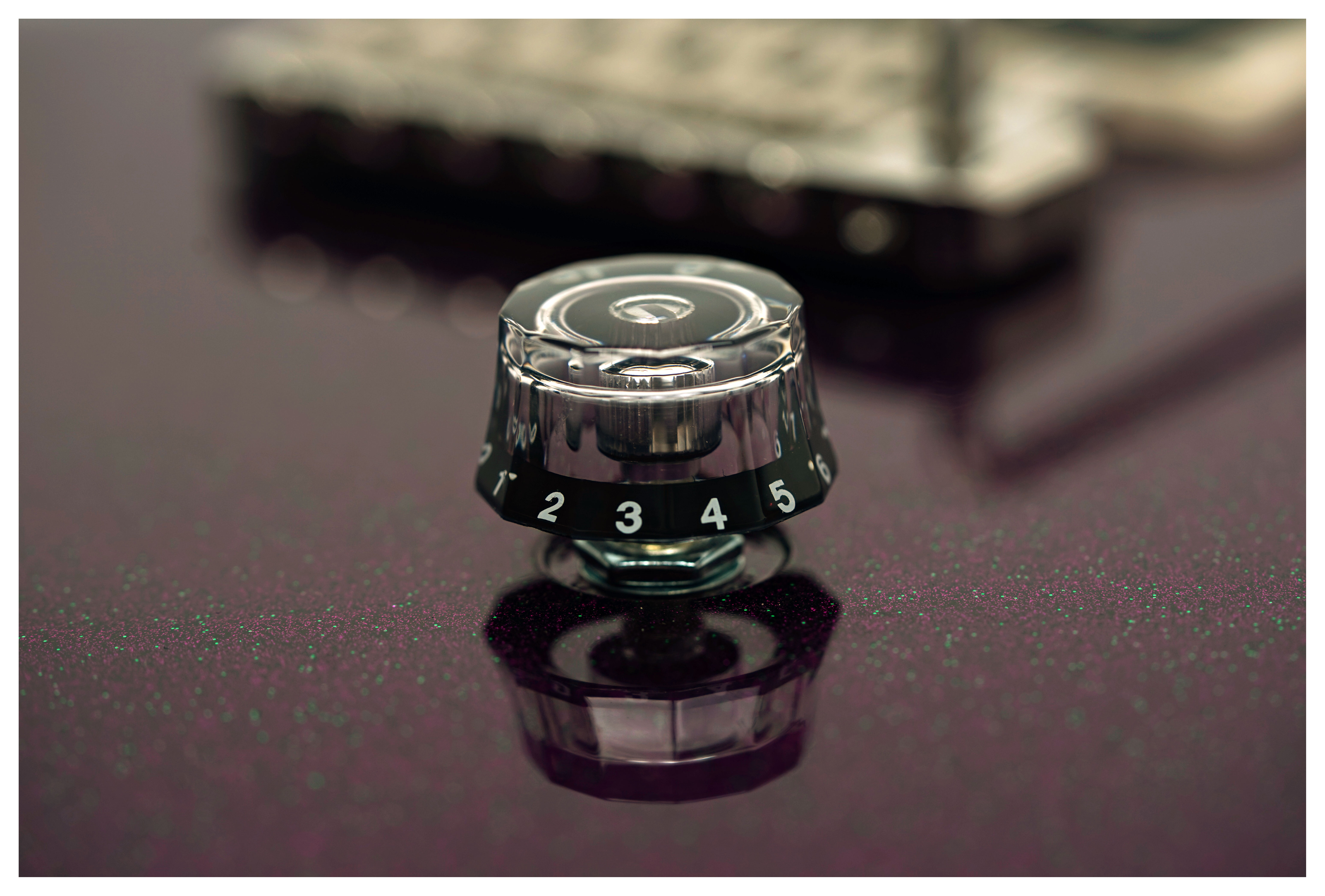 PRS CE24 Special Blackout Neck Custom Colour Violet Sparkle #0418378