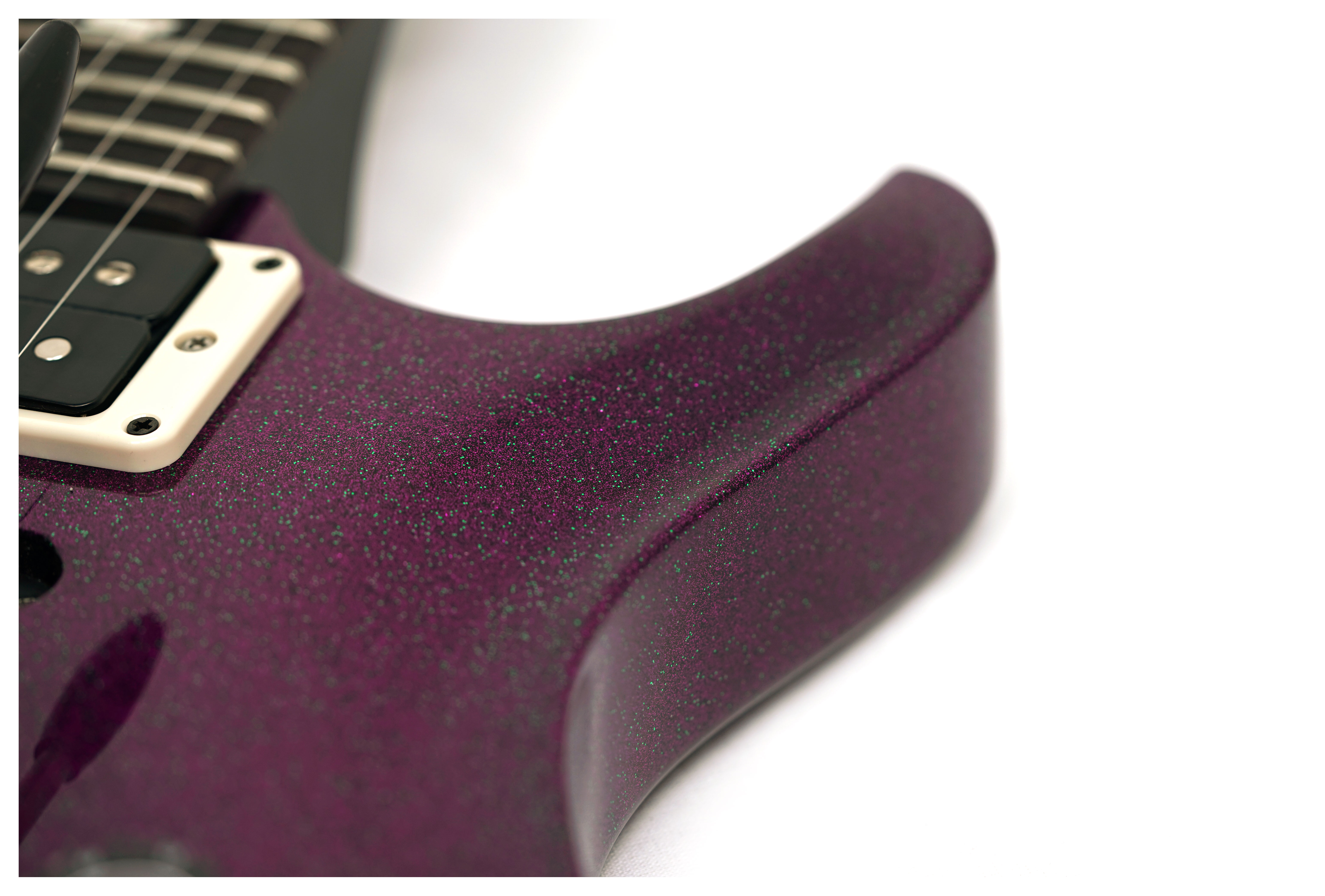 PRS CE24 Special Blackout Neck Custom Colour Violet Sparkle #0418378