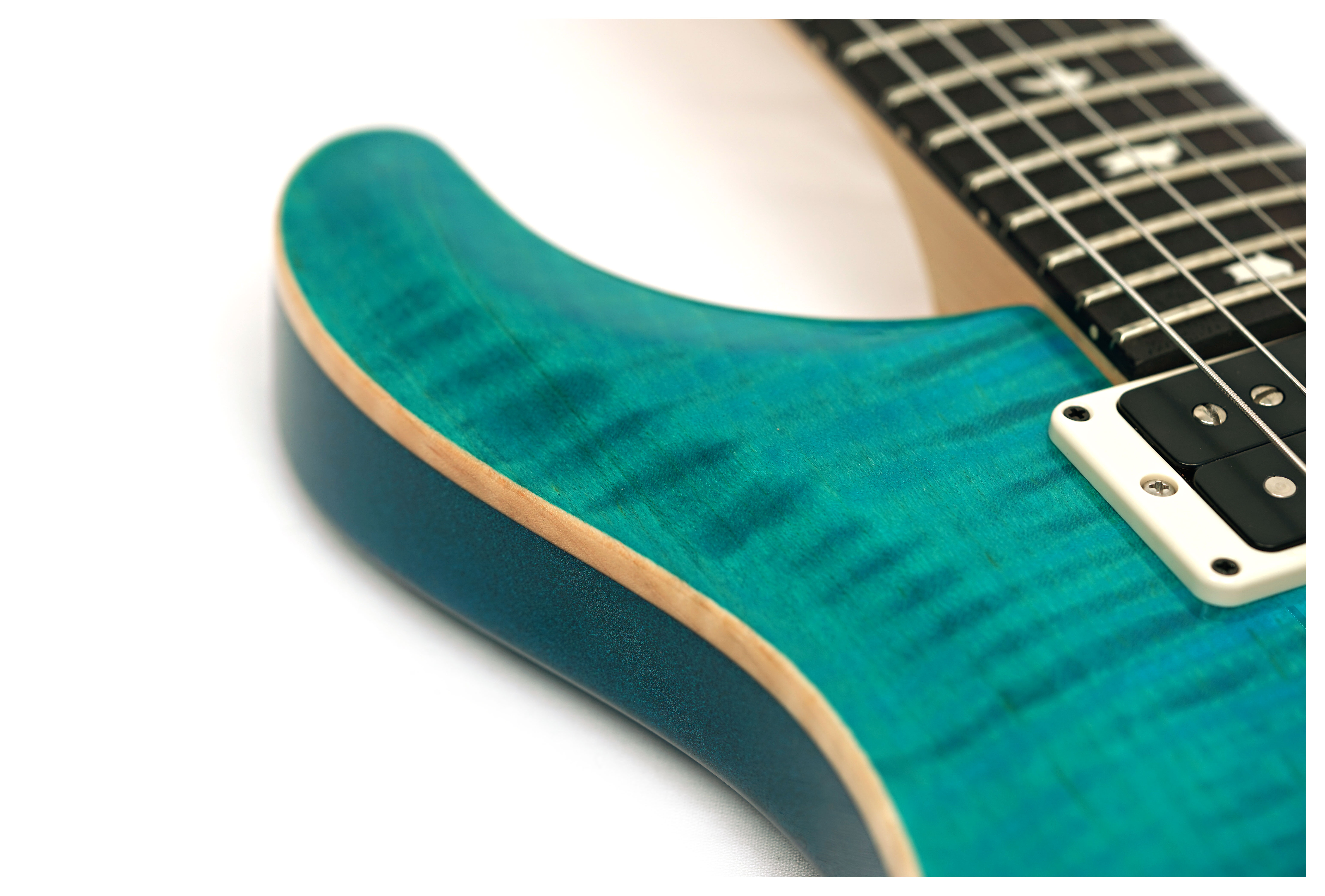 PRS CE24 Special Custom Colour Turquoise with Turquoise Sparkle Back #418718