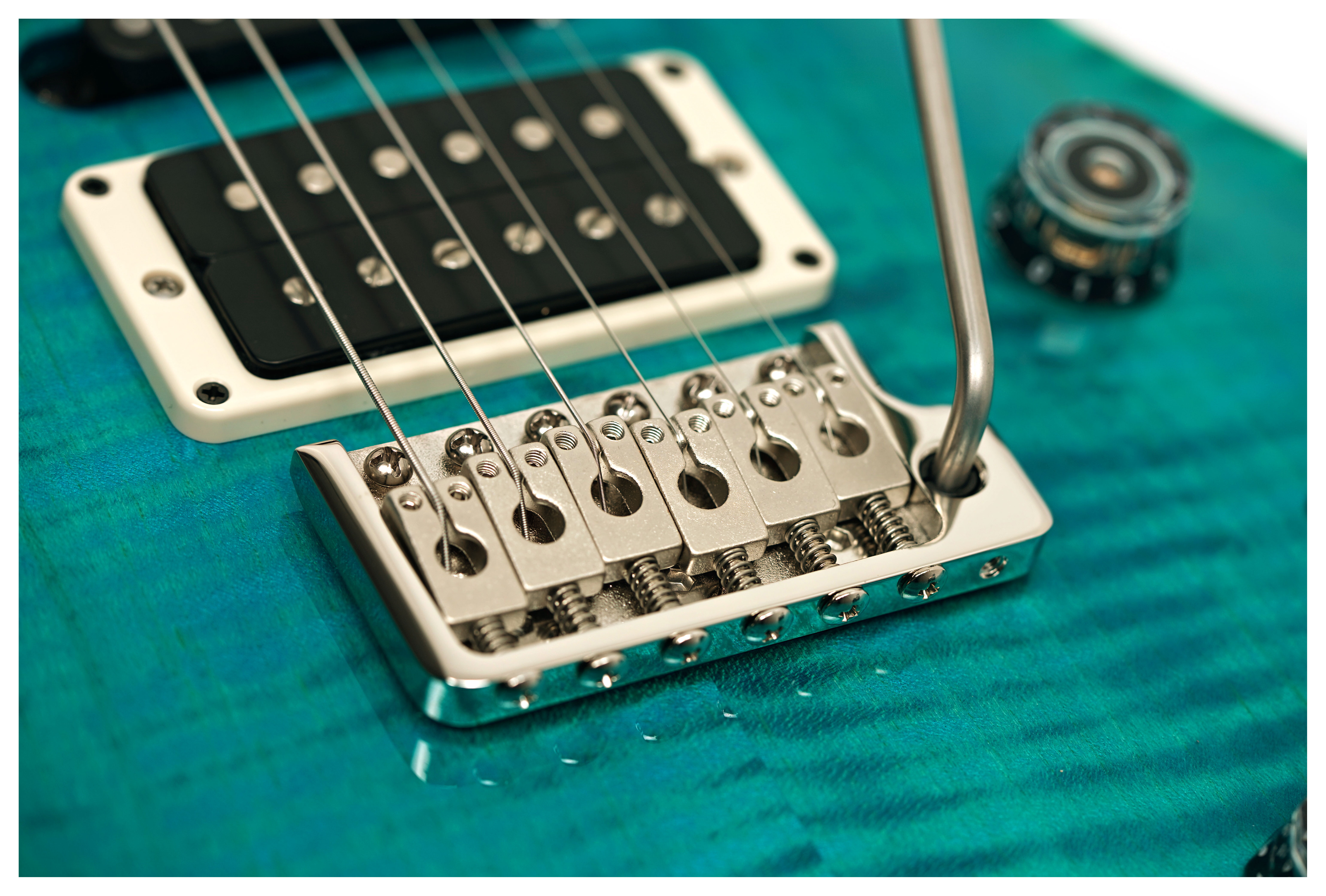 PRS CE24 Special Custom Colour Turquoise with Turquoise Sparkle Back #418718