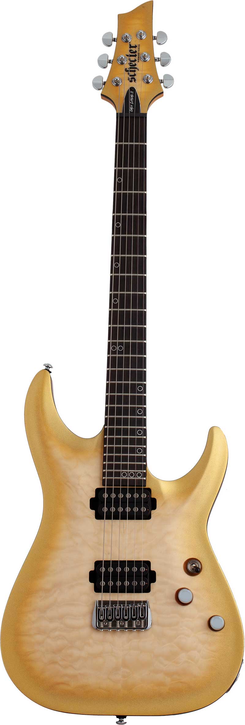 Schecter Omen Extreme-II Natural Gold Rush
