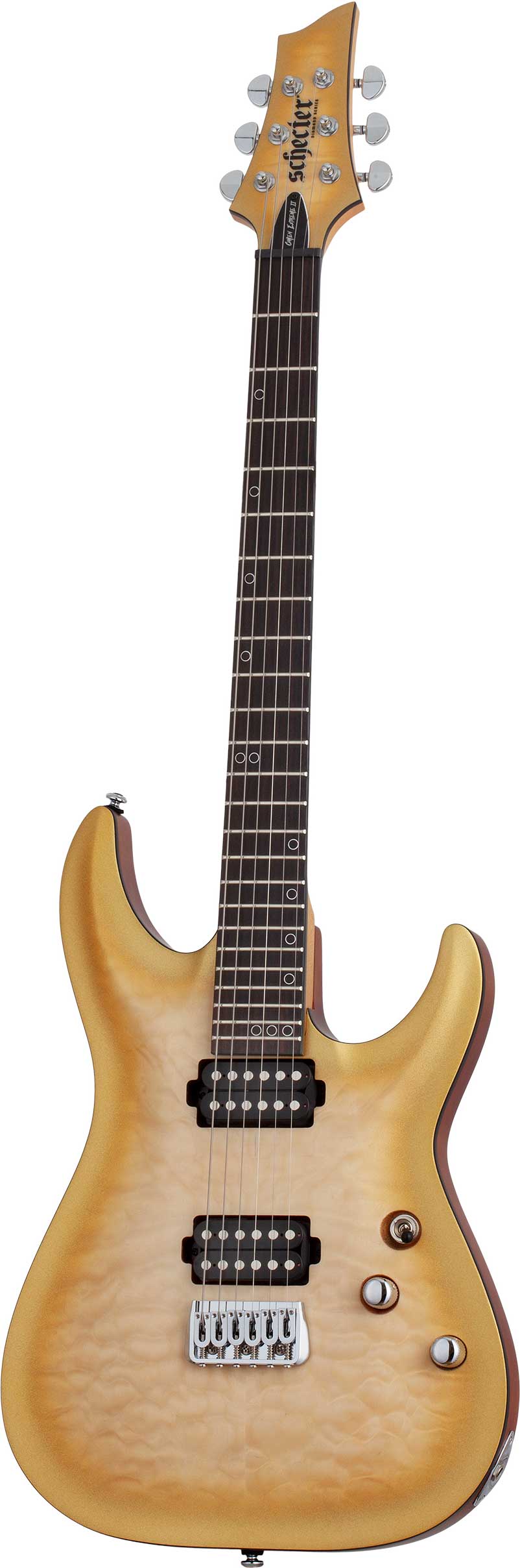 Schecter Omen Extreme-II Natural Gold Rush