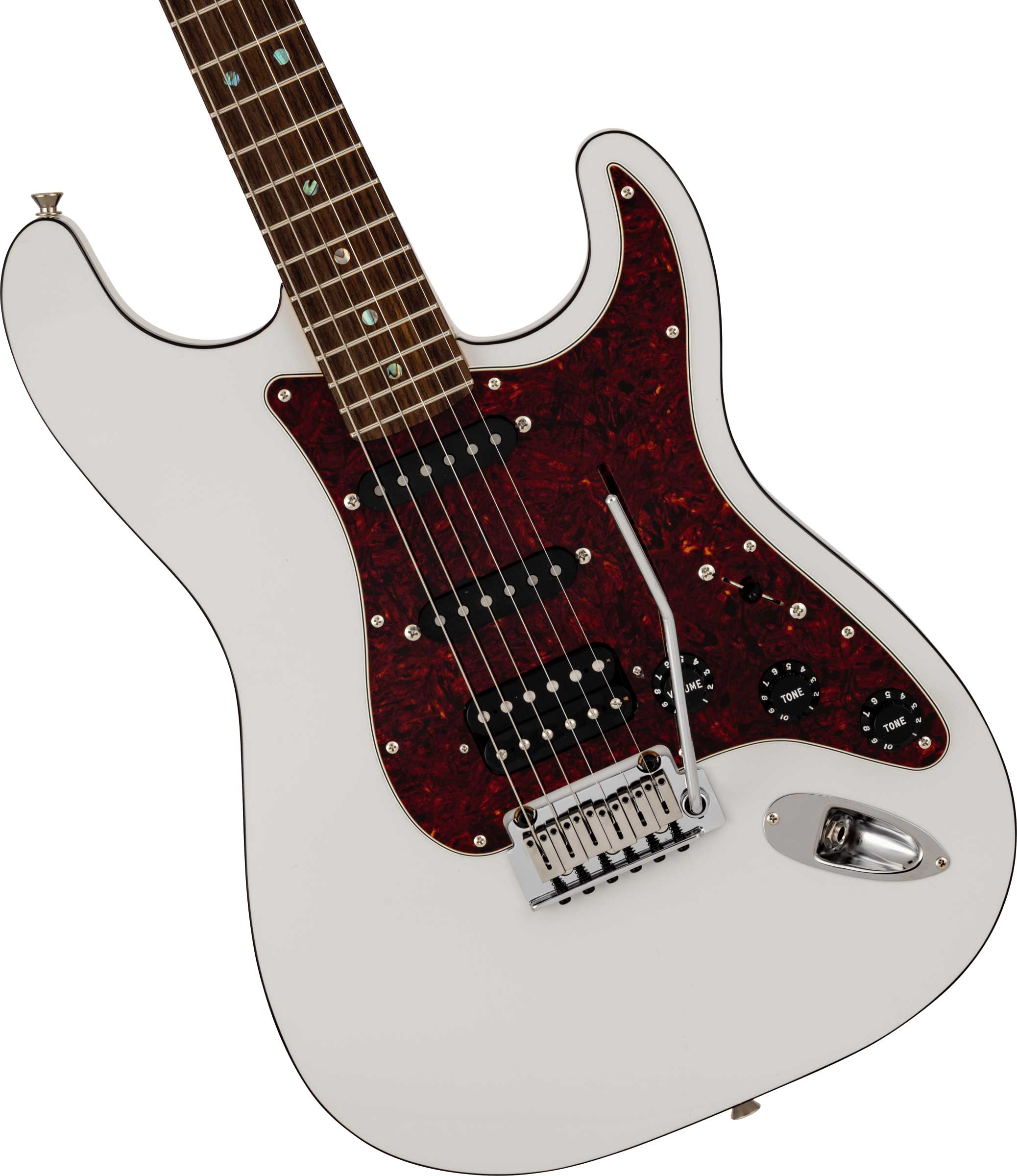 Fender Made in Japan Limited Active Modern Stratocaster HSS Rosewood Fingerboard Feather Gray