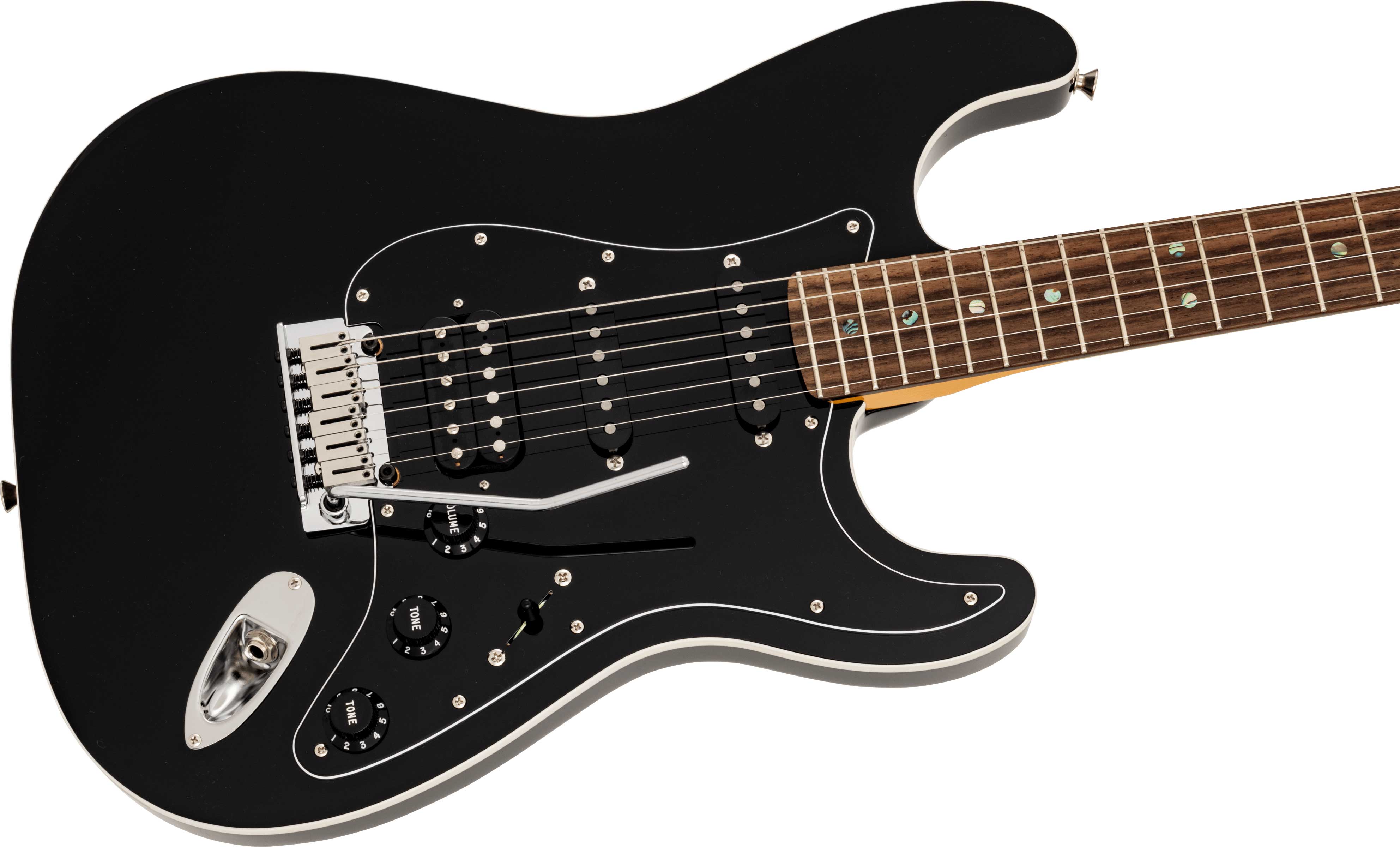 Fender Made in Japan Limited Active Modern Stratocaster HSS Rosewood Fingerboard Black