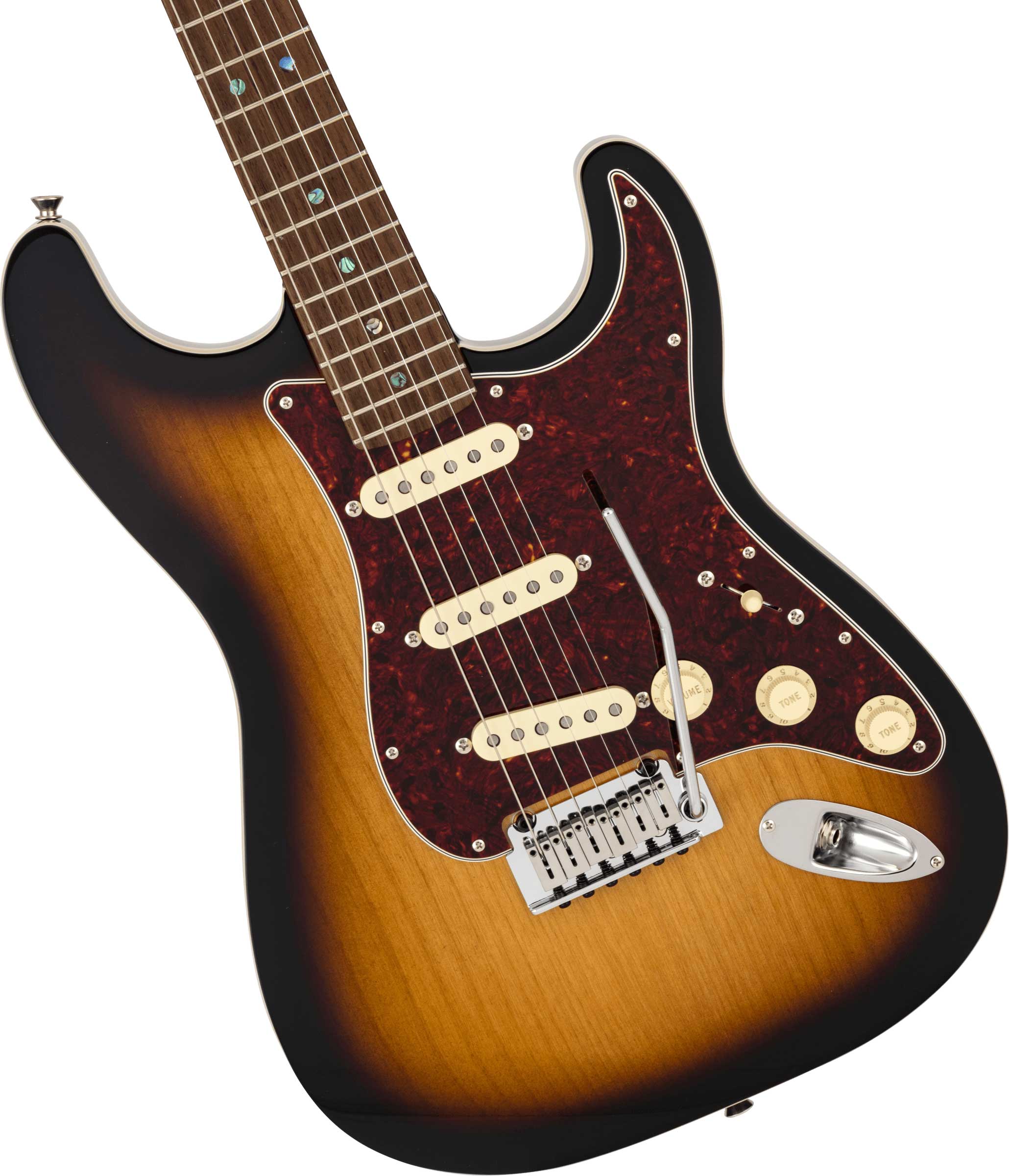 Fender Made in Japan Limited Active Modern Stratocaster Rosewood Fingerboard 2-Colour Sunburst