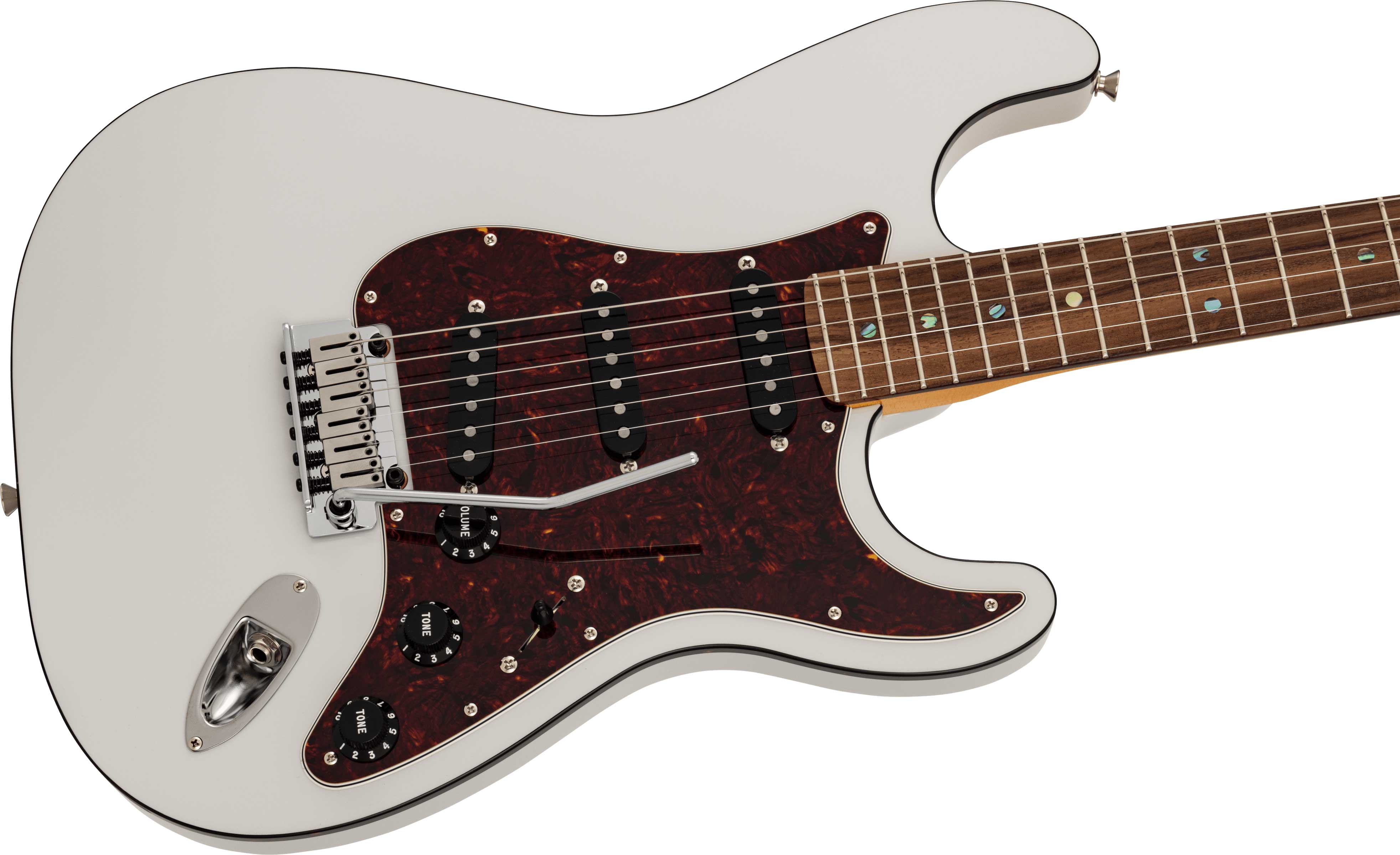 Fender Made in Japan Limited Active Modern Stratocaster Rosewood Fingerboard Feather Gray