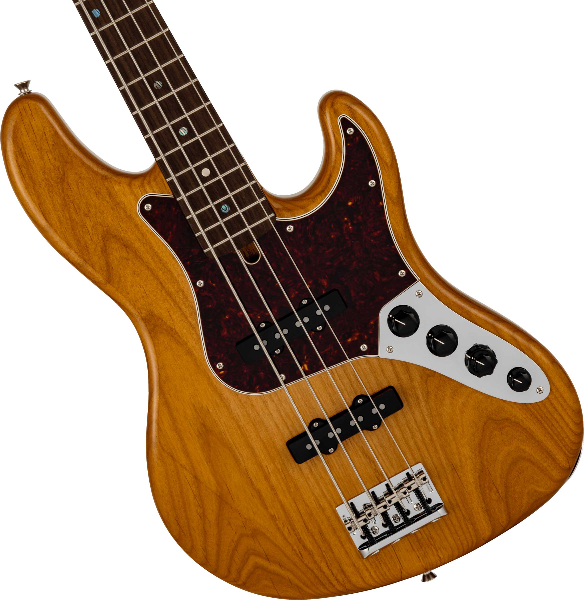 Fender Made in Japan Limited Active Modern Jazz Bass Rosewood Fingerboard Vintage Natural