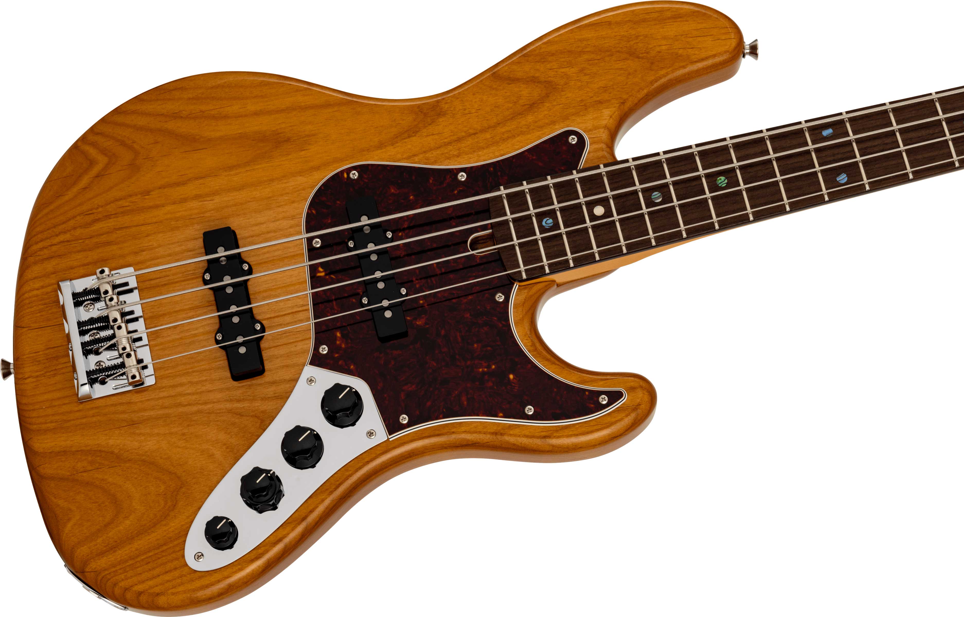 Fender Made in Japan Limited Active Modern Jazz Bass Rosewood Fingerboard Vintage Natural