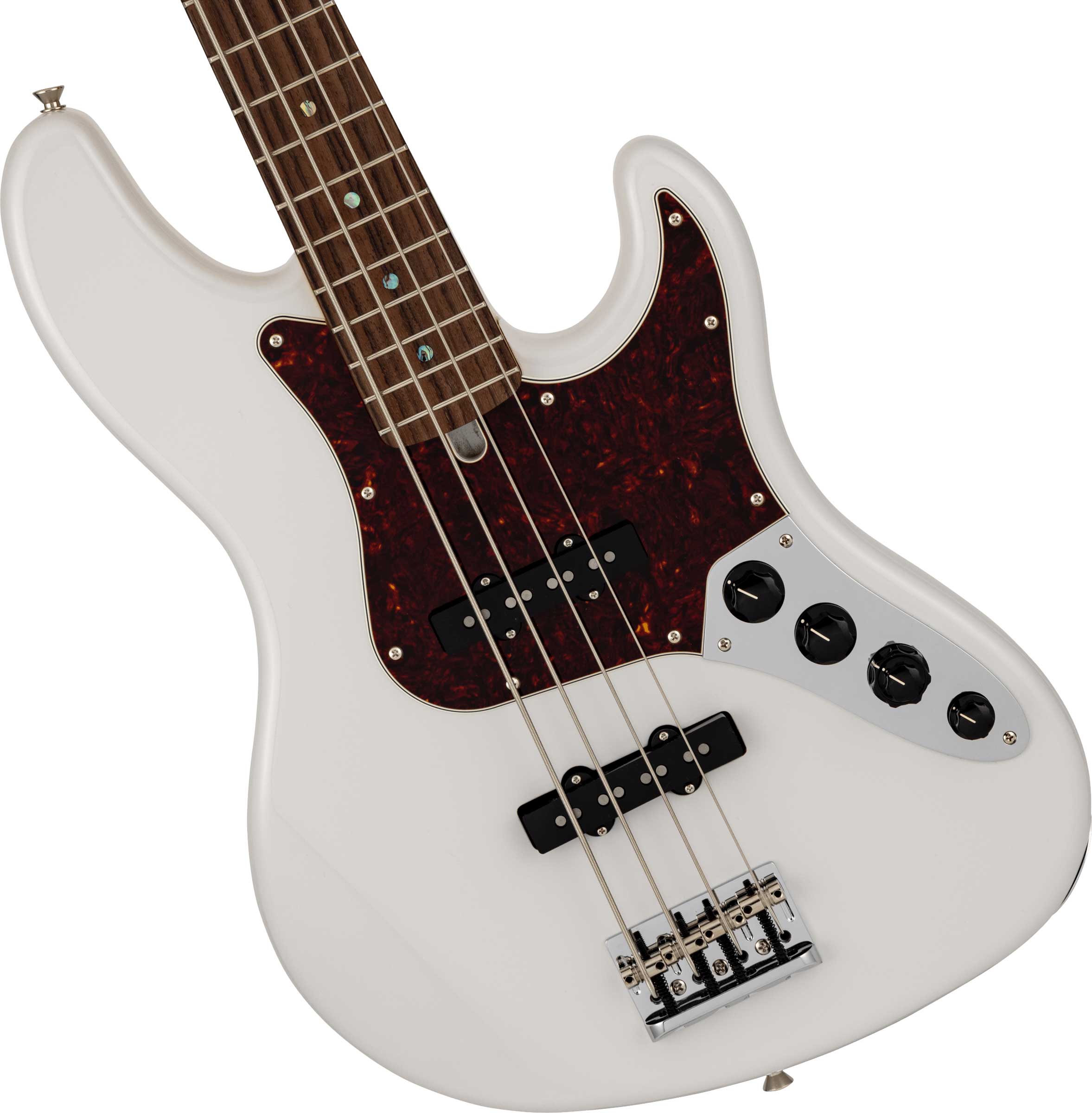Fender Made in Japan Limited Active Modern Jazz Bass Rosewood Fingerboard Feather Gray