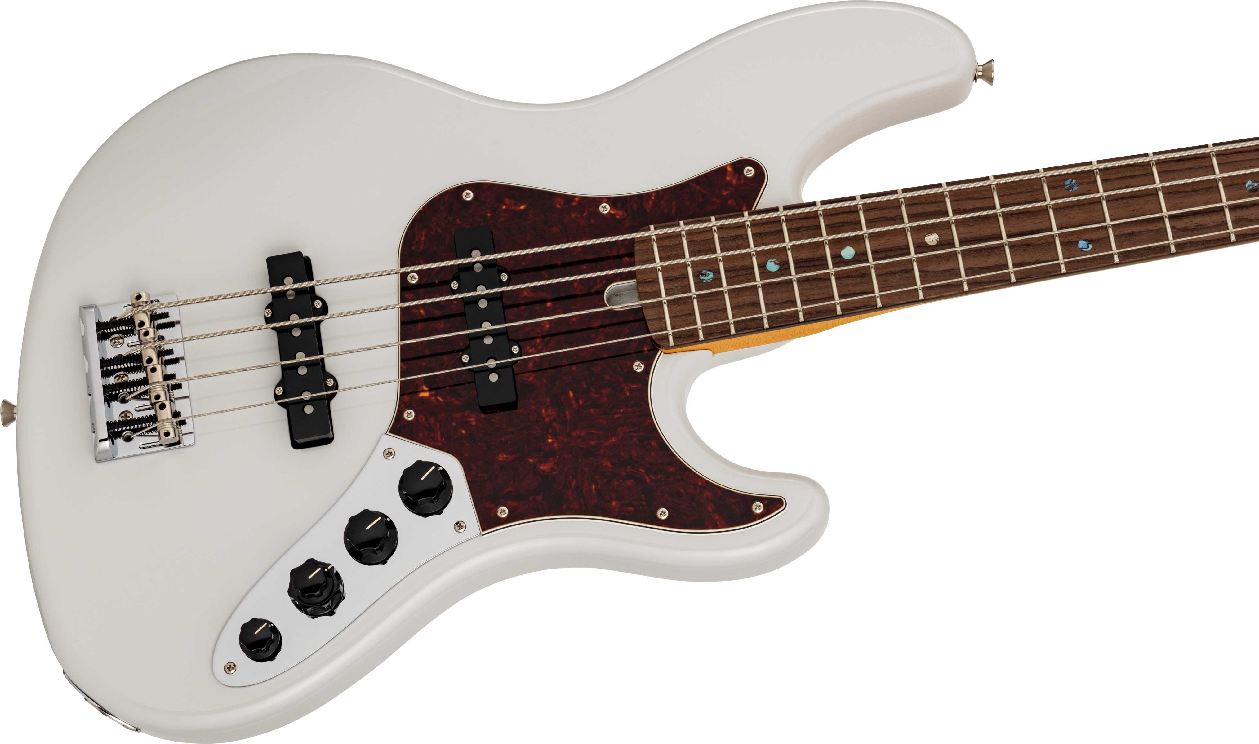 Fender Made in Japan Limited Active Modern Jazz Bass Rosewood Fingerboard Feather Gray