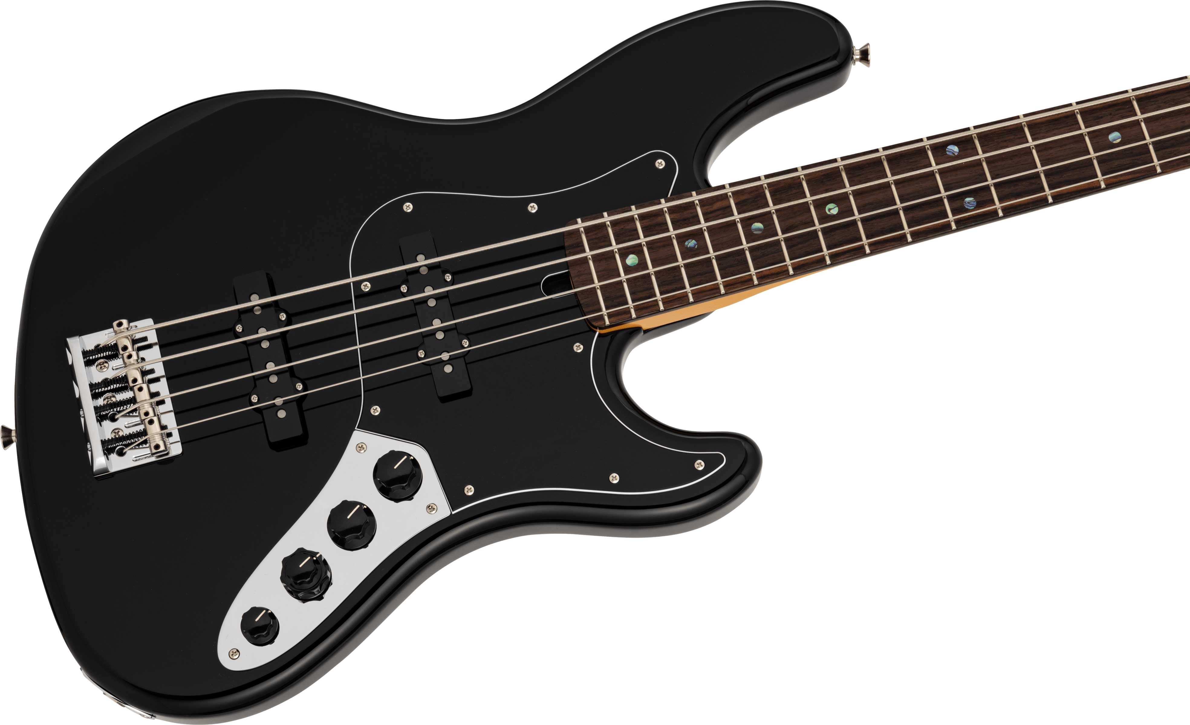 Fender Made in Japan Limited Active Modern Jazz Bass Rosewood Fingerboard Black