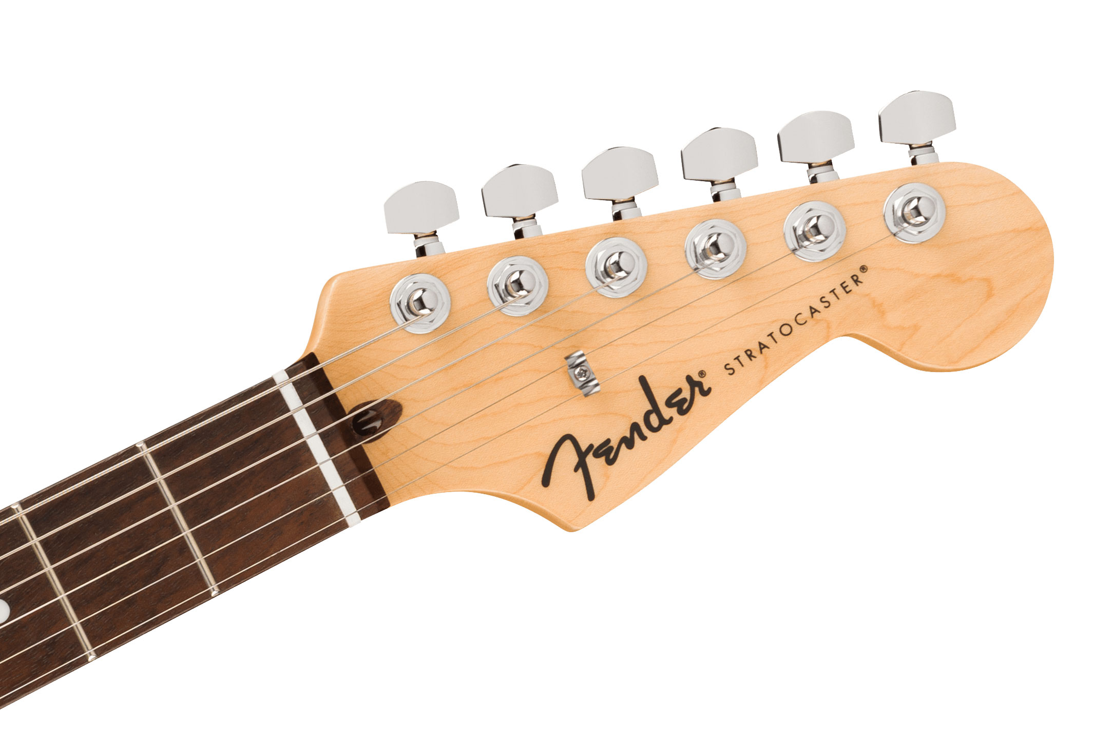 Fender Standard Stratocaster Laurel Fingerboard White Pickguard Fiesta Red