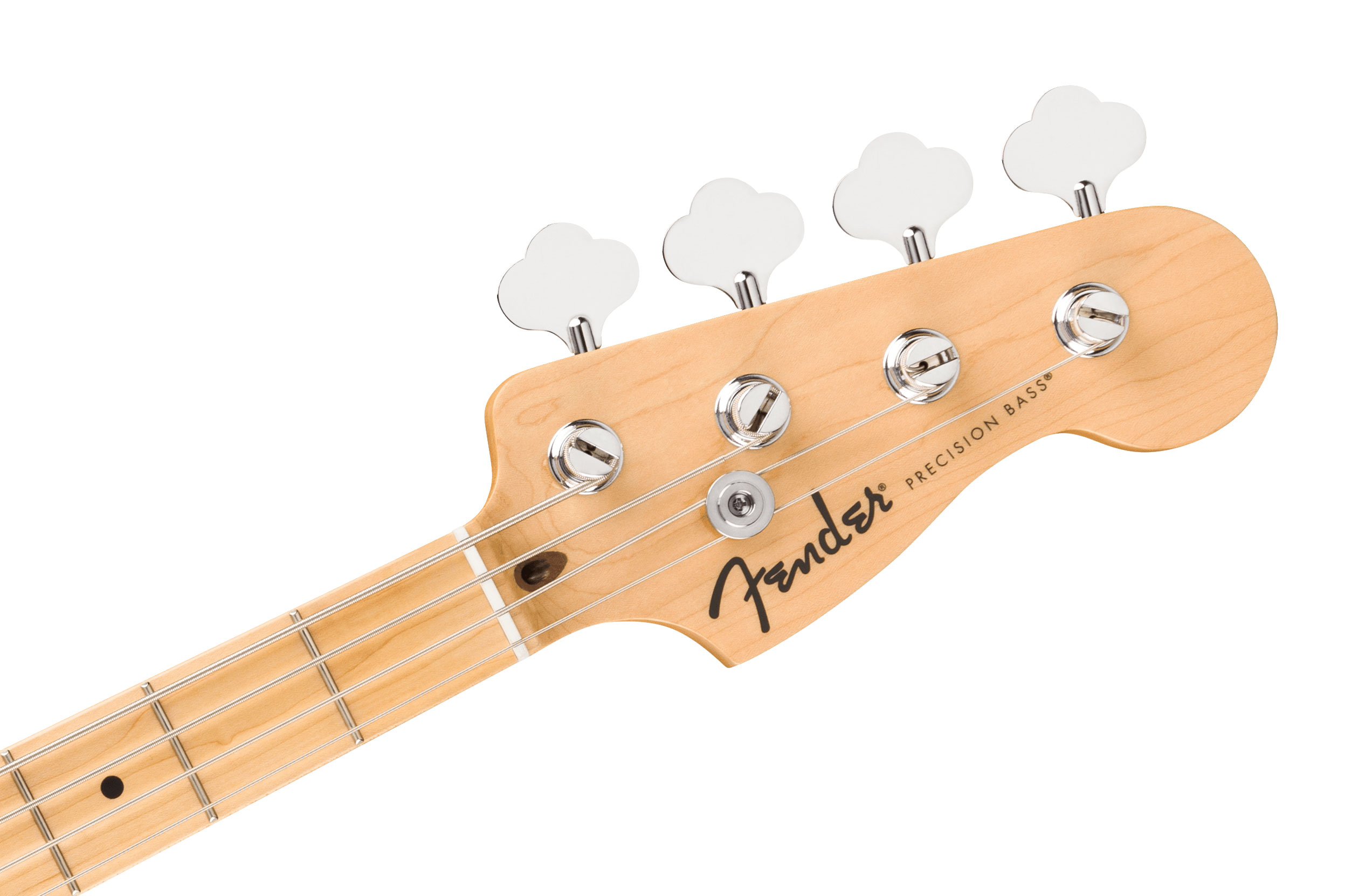 Fender Standard Precision Bass Maple Fingerboard Black Pickguard Black