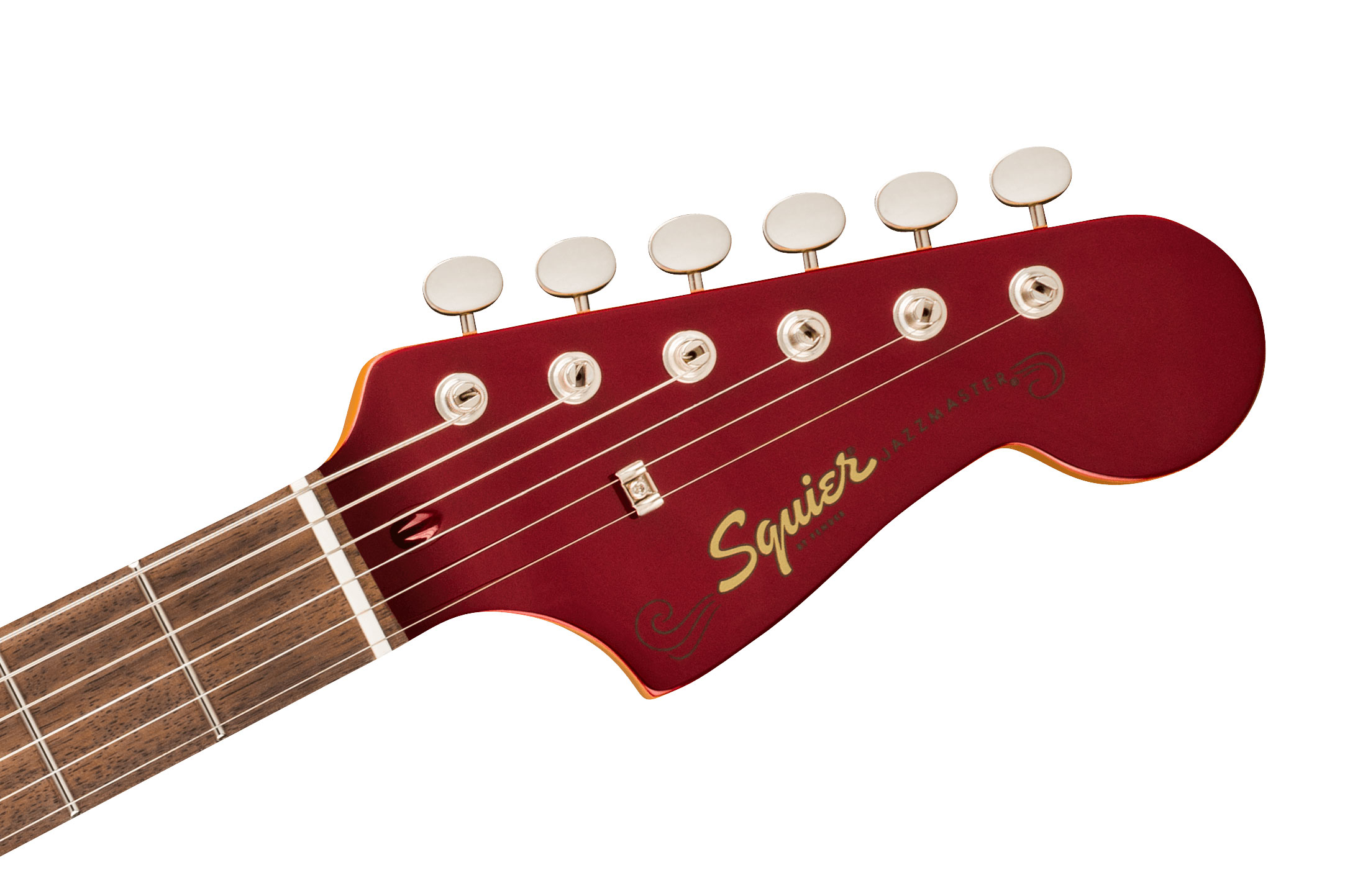 Squier FSR Classic Vibe '60s Jazzmaster Laurel Fingerboard Parchment Pickguard Matching Headstock Candy Apple Red