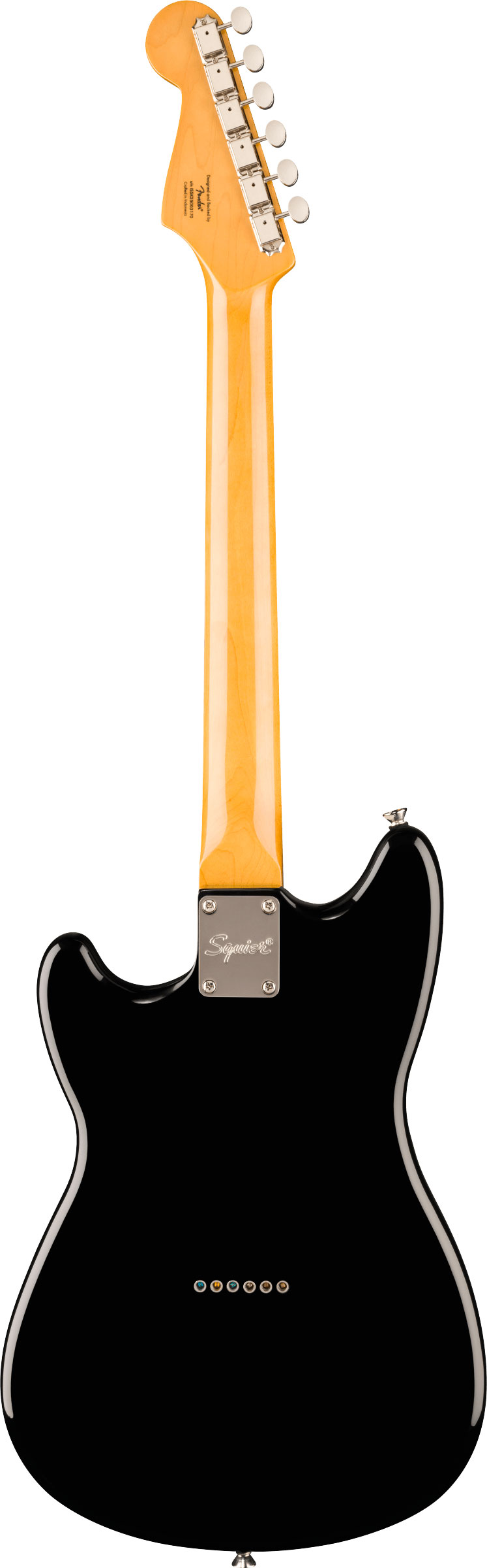 Squier Classic Vibe Duo-Sonic HS Laurel Fingerboard Black Anodized Pickguard Matching Headstock Black