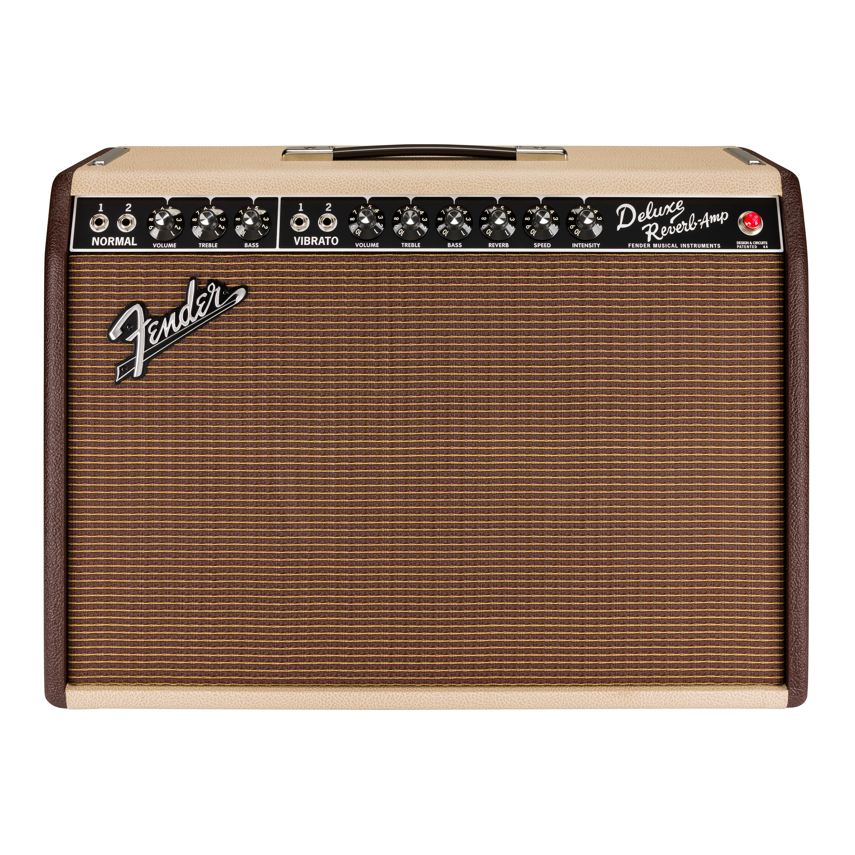 Fender Limited Edition 65 Deluxe Reverb Two Tone Vanilla Cocoa Combo Valve Amp
