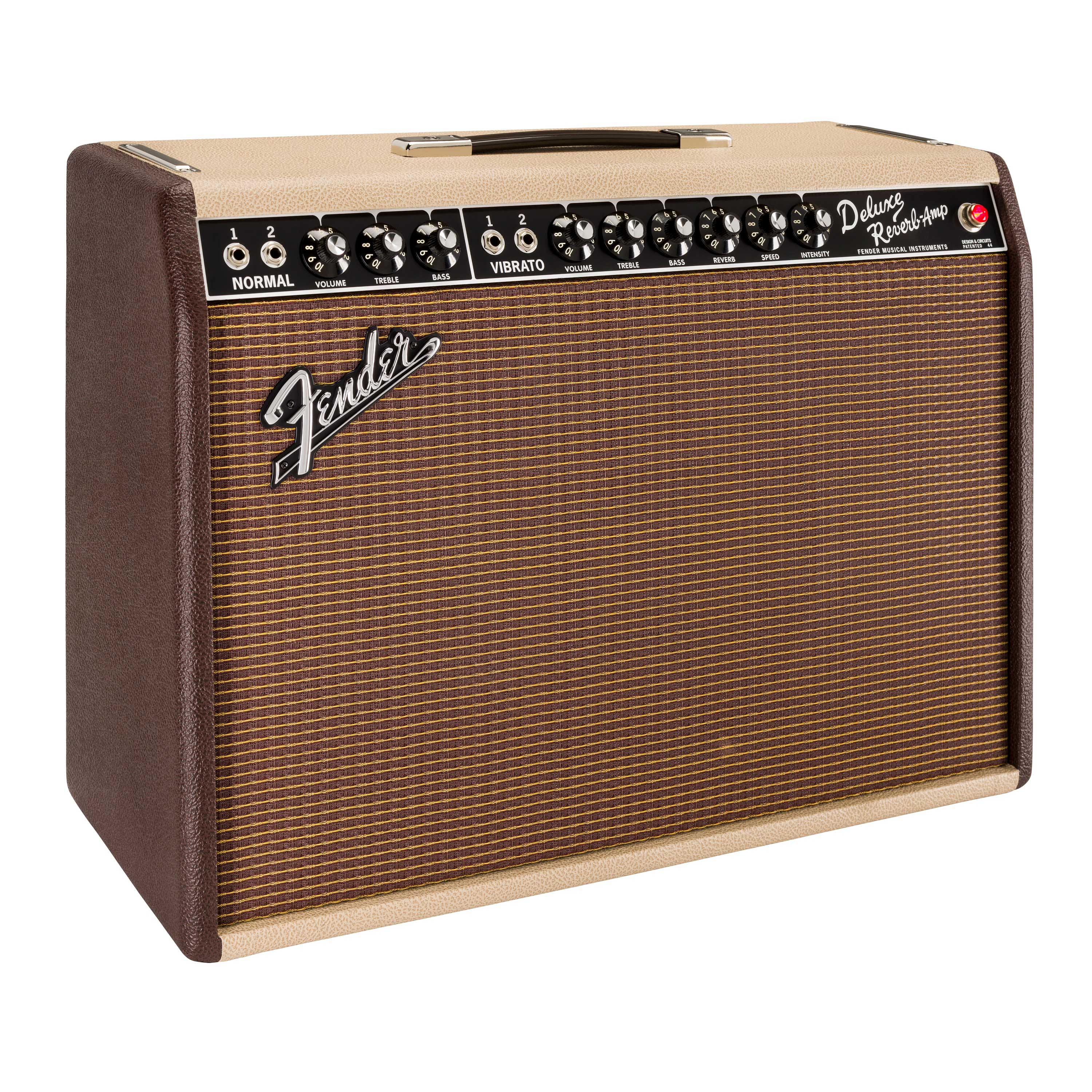 Fender Limited Edition 65 Deluxe Reverb Two Tone Vanilla Cocoa Combo Valve Amp
