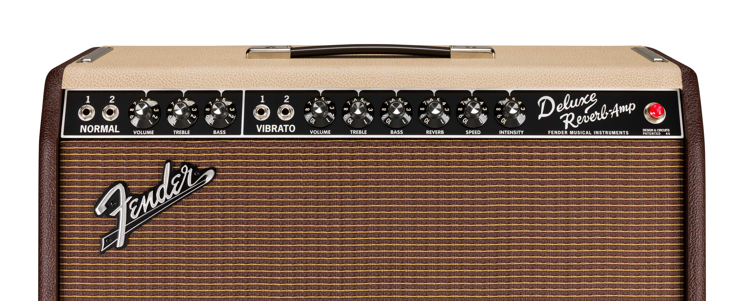 Fender Limited Edition 65 Deluxe Reverb Two Tone Vanilla Cocoa Combo Valve Amp
