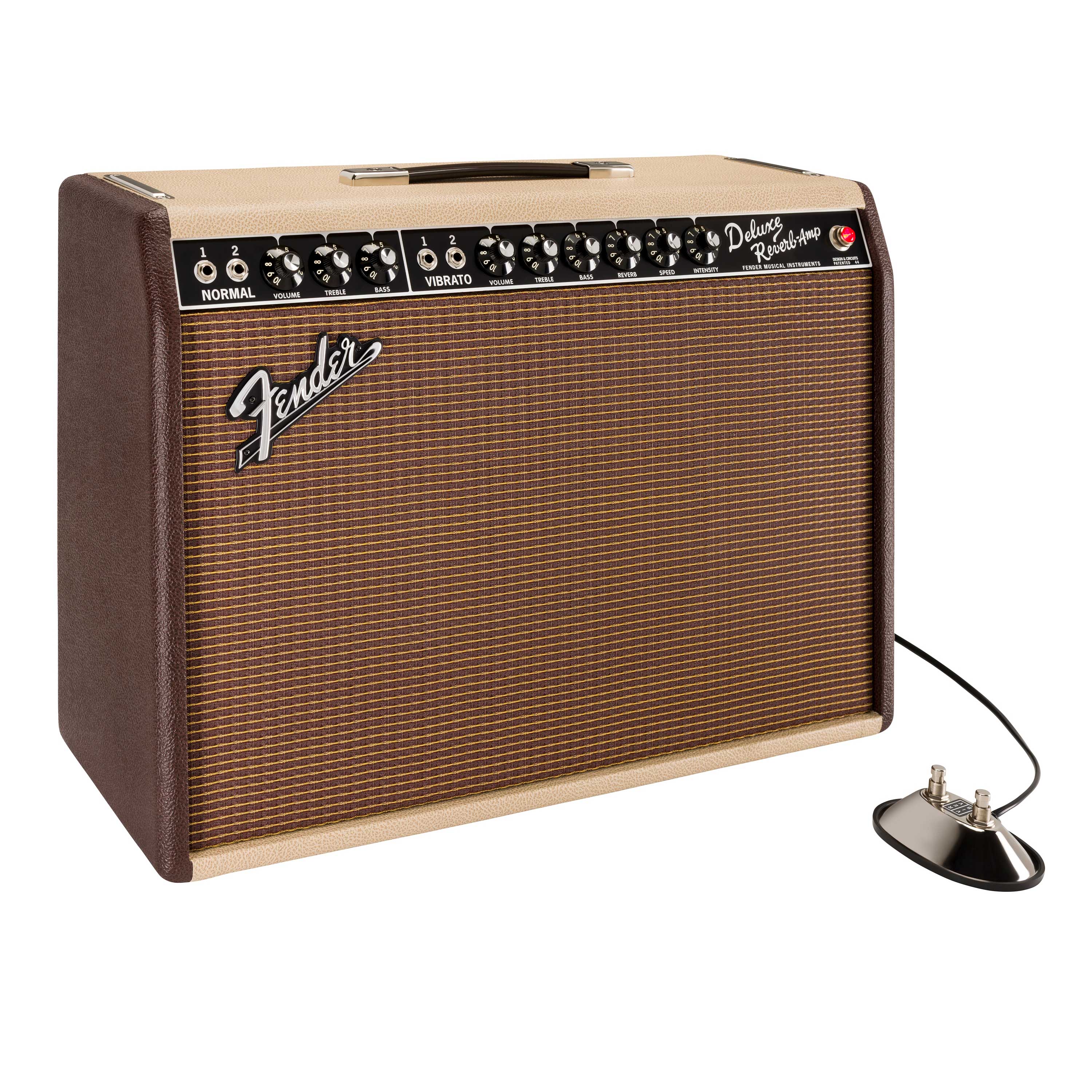 Fender Limited Edition 65 Deluxe Reverb Two Tone Vanilla Cocoa Combo Valve Amp