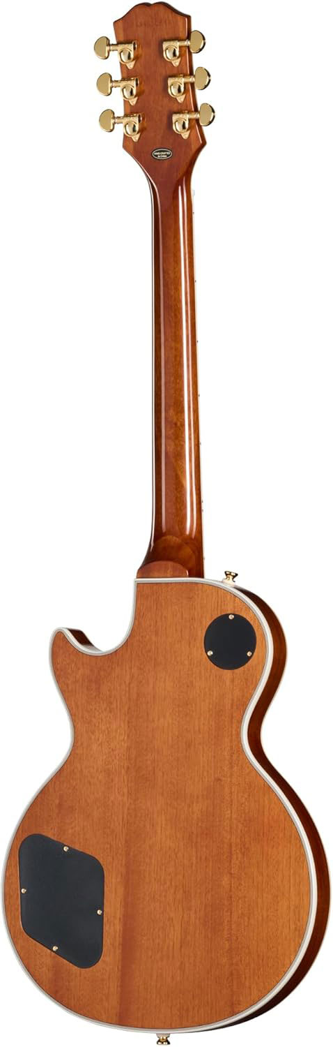 Epiphone Les Paul Custom Quilt Trans Amber