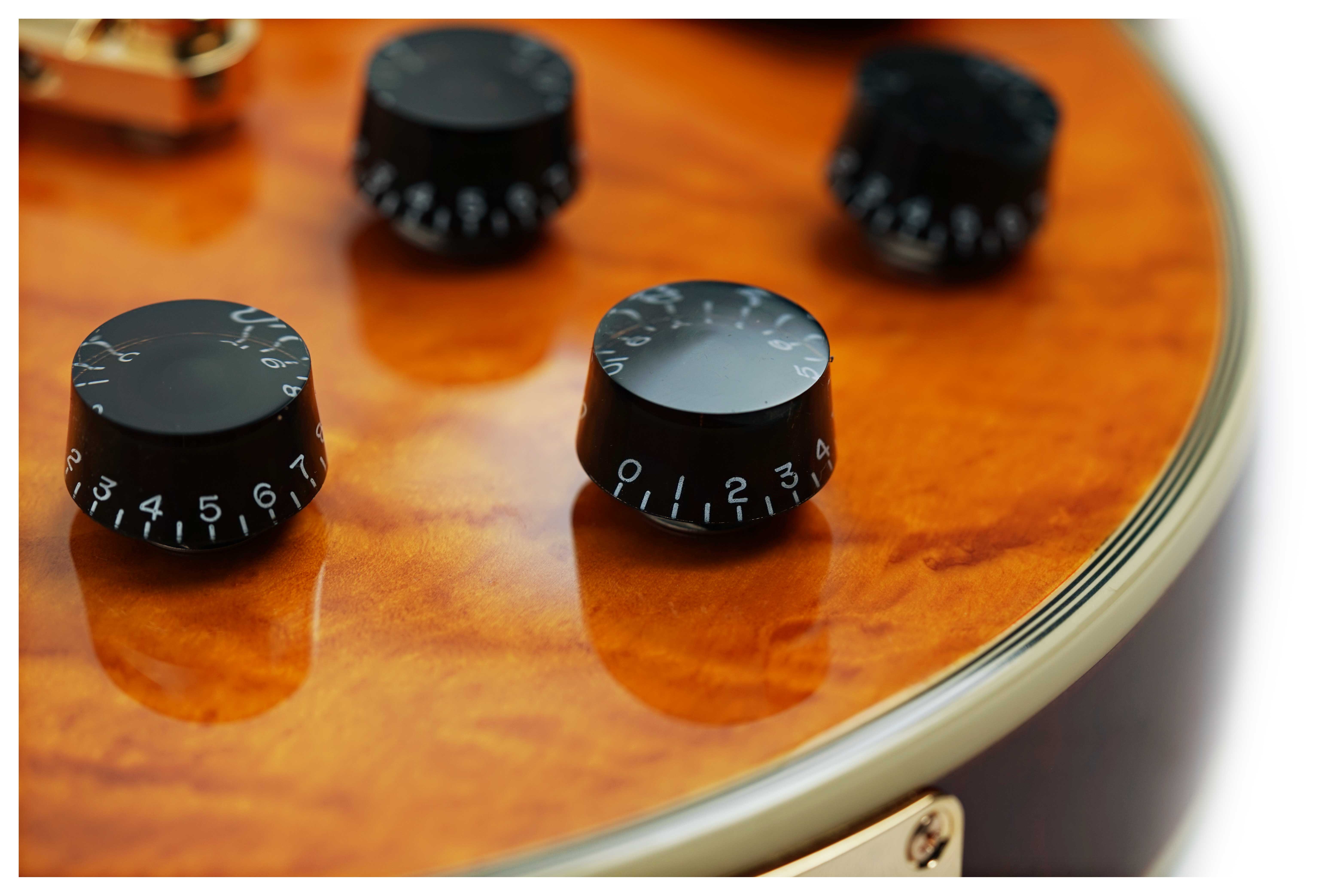 Epiphone Les Paul Custom Quilt Trans Amber