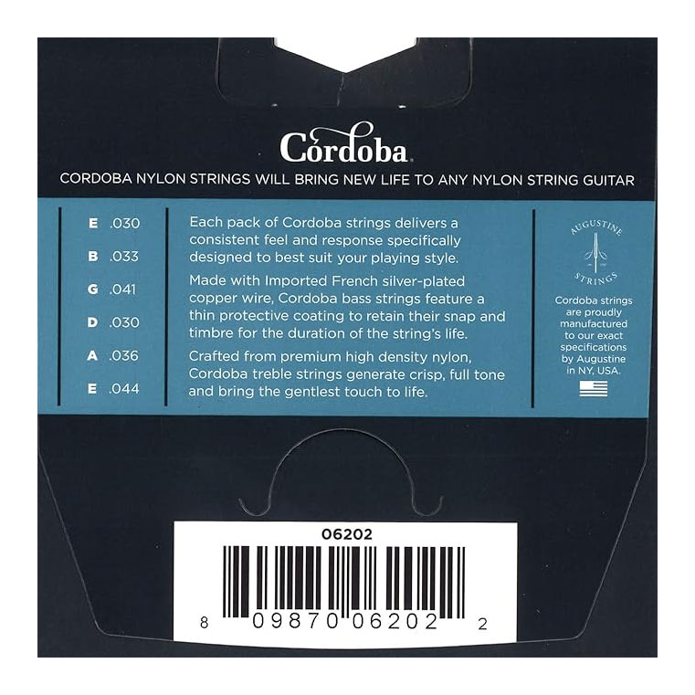 Cordoba Strings Set Guitar Blue - Hard