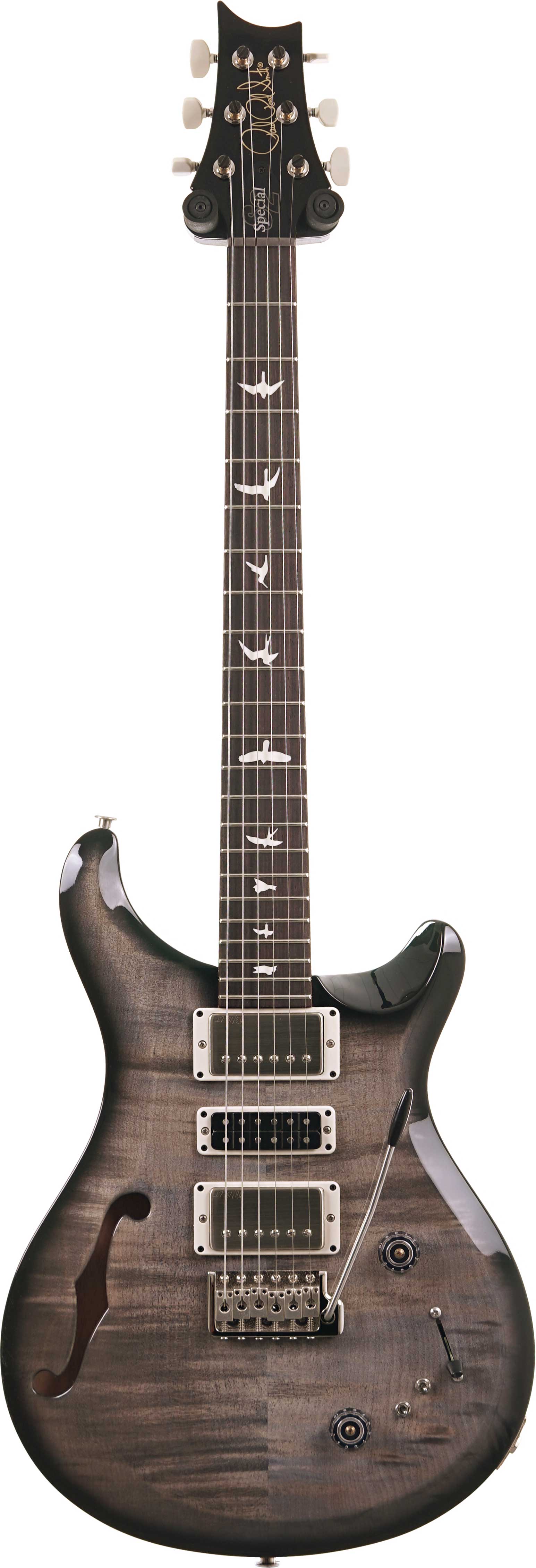 PRS S2 Special Semi-Hollow Faded Gray Black Burst #S2087403