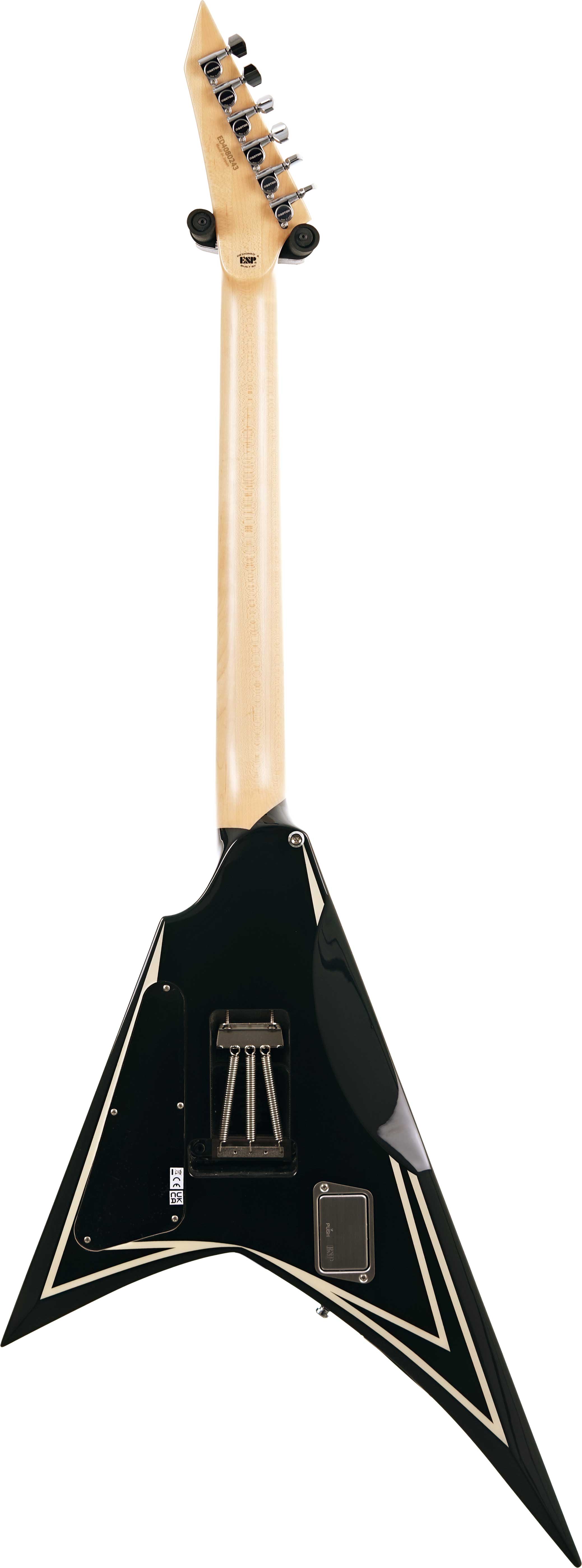 ESP Edwards E-AL-166 Sawtooth Black White Pinstripes Alexi Laiho Signature (Ex-Demo) #ED4080243