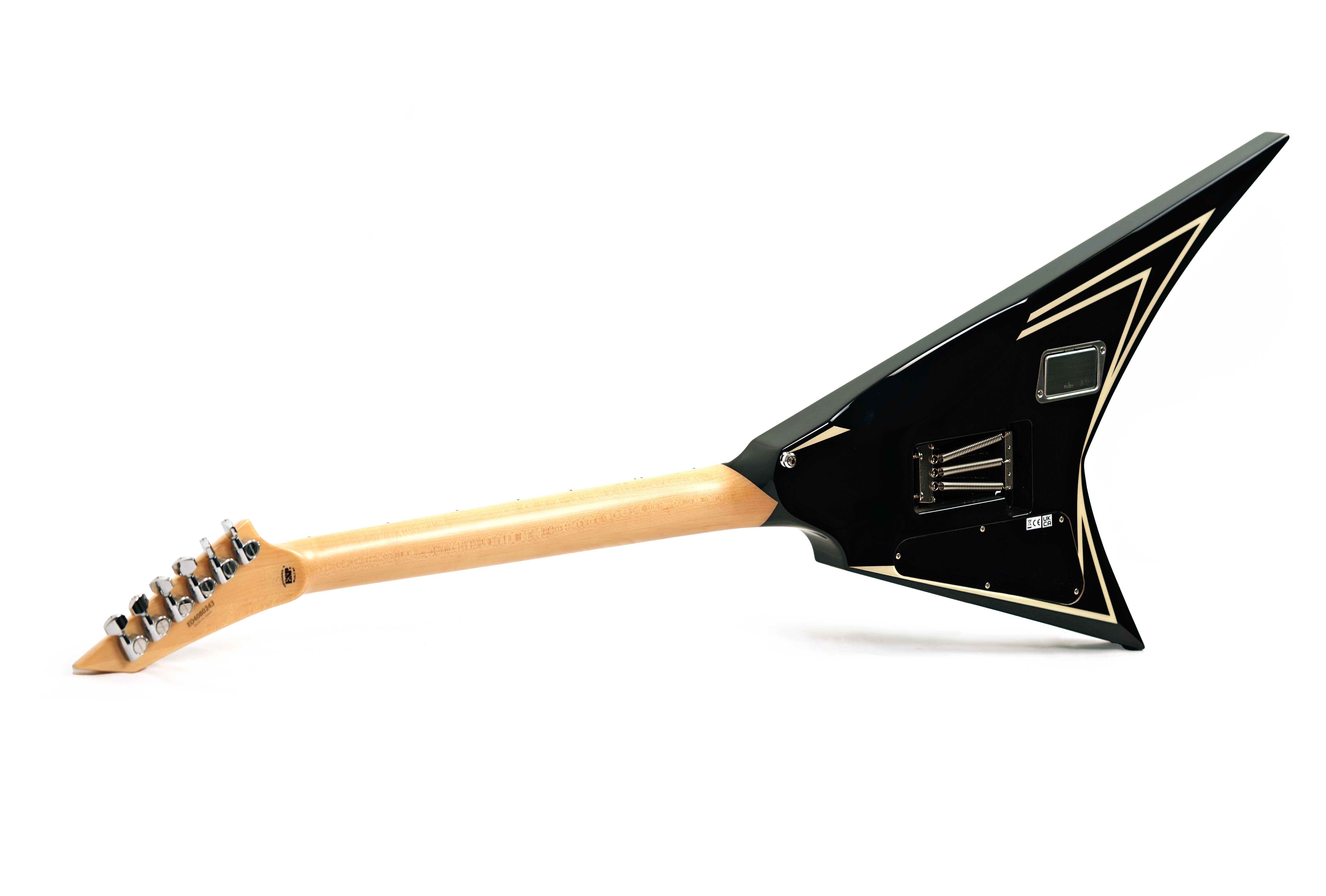 ESP Edwards E-AL-166 Sawtooth Black White Pinstripes Alexi Laiho Signature (Ex-Demo) #ED4080243