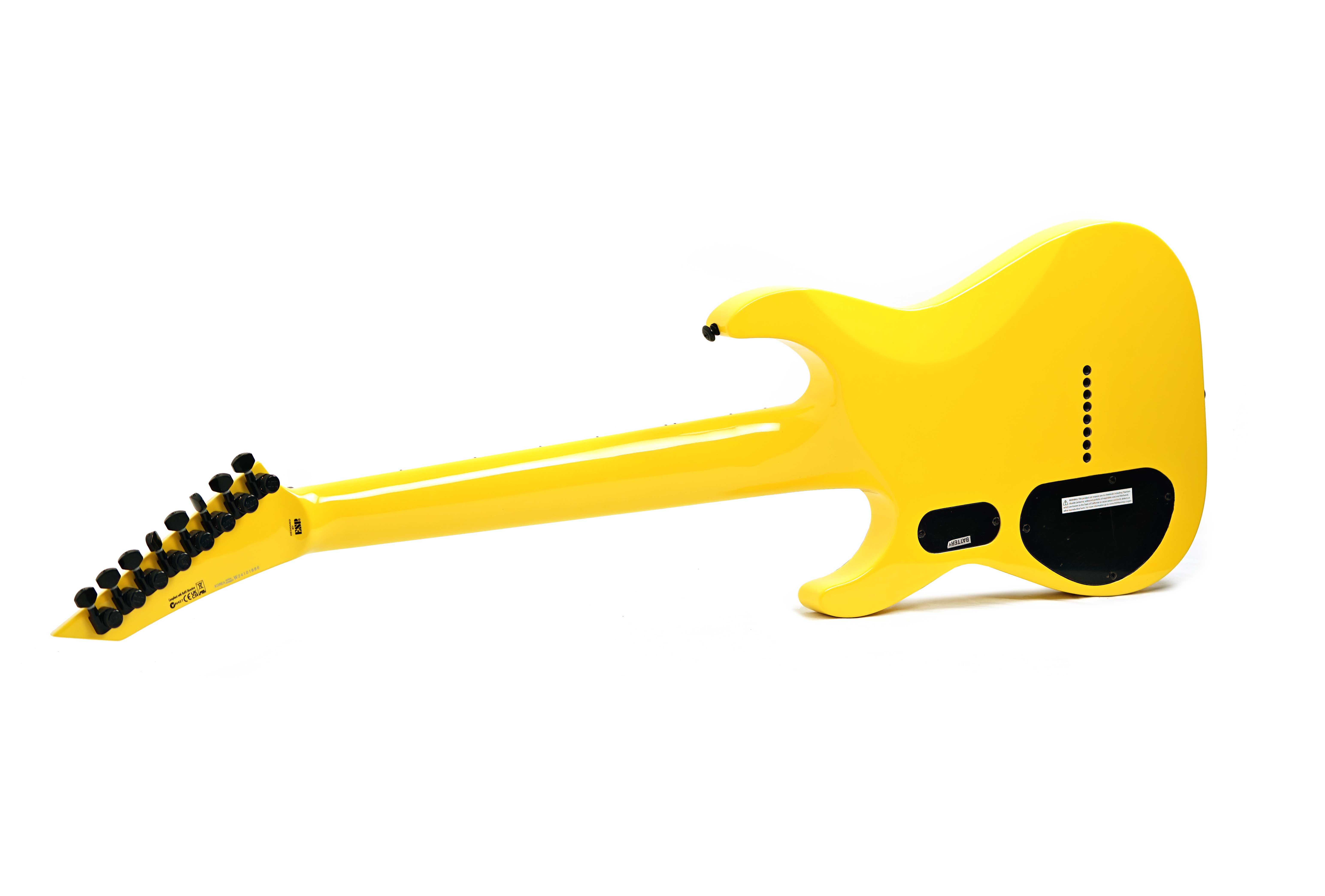 ESP LTD SC-608 Baritone Yellow Stephen Carpenter Limited Edition Inlay