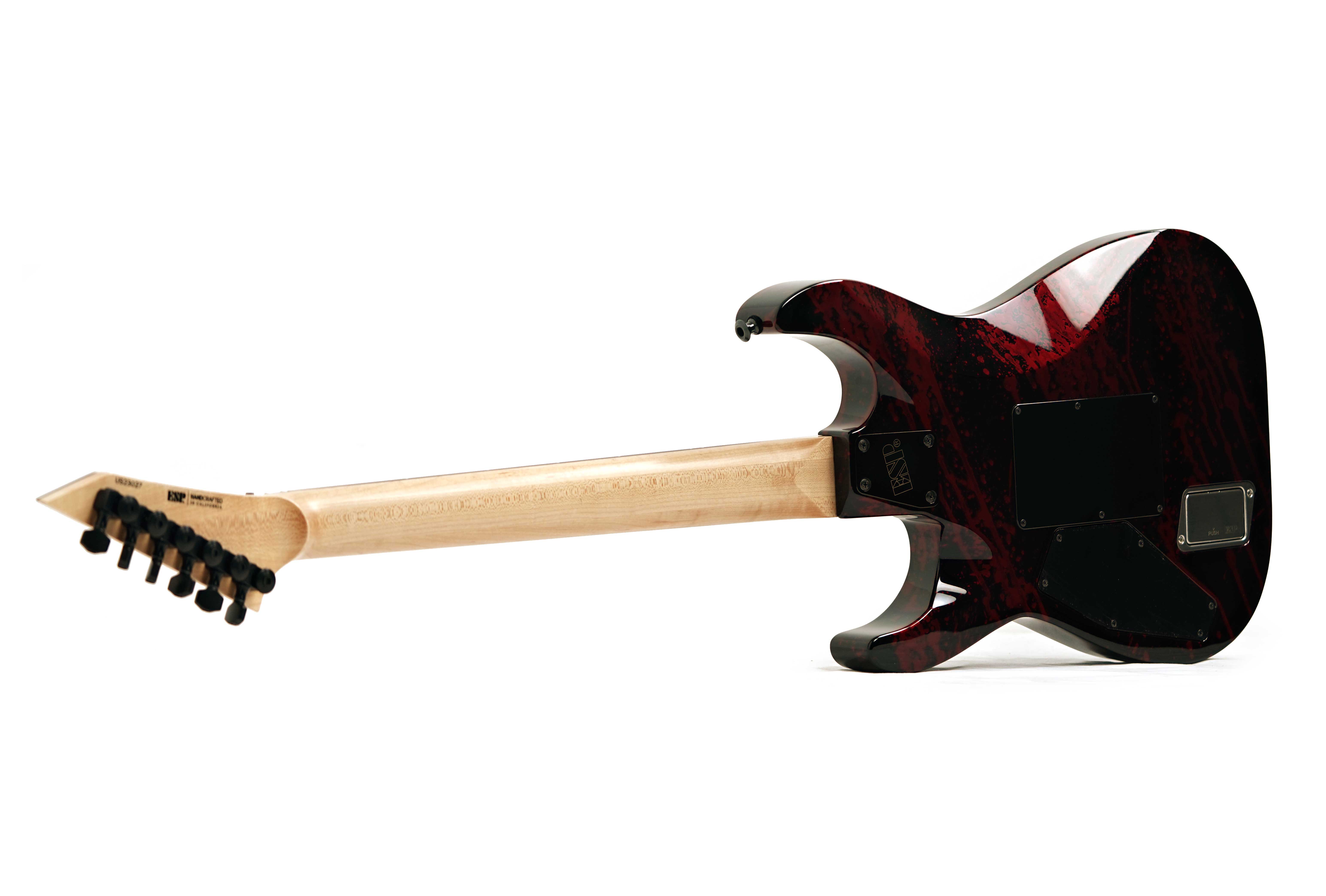 ESP USA M-II FR DX Black Blood Splatter
