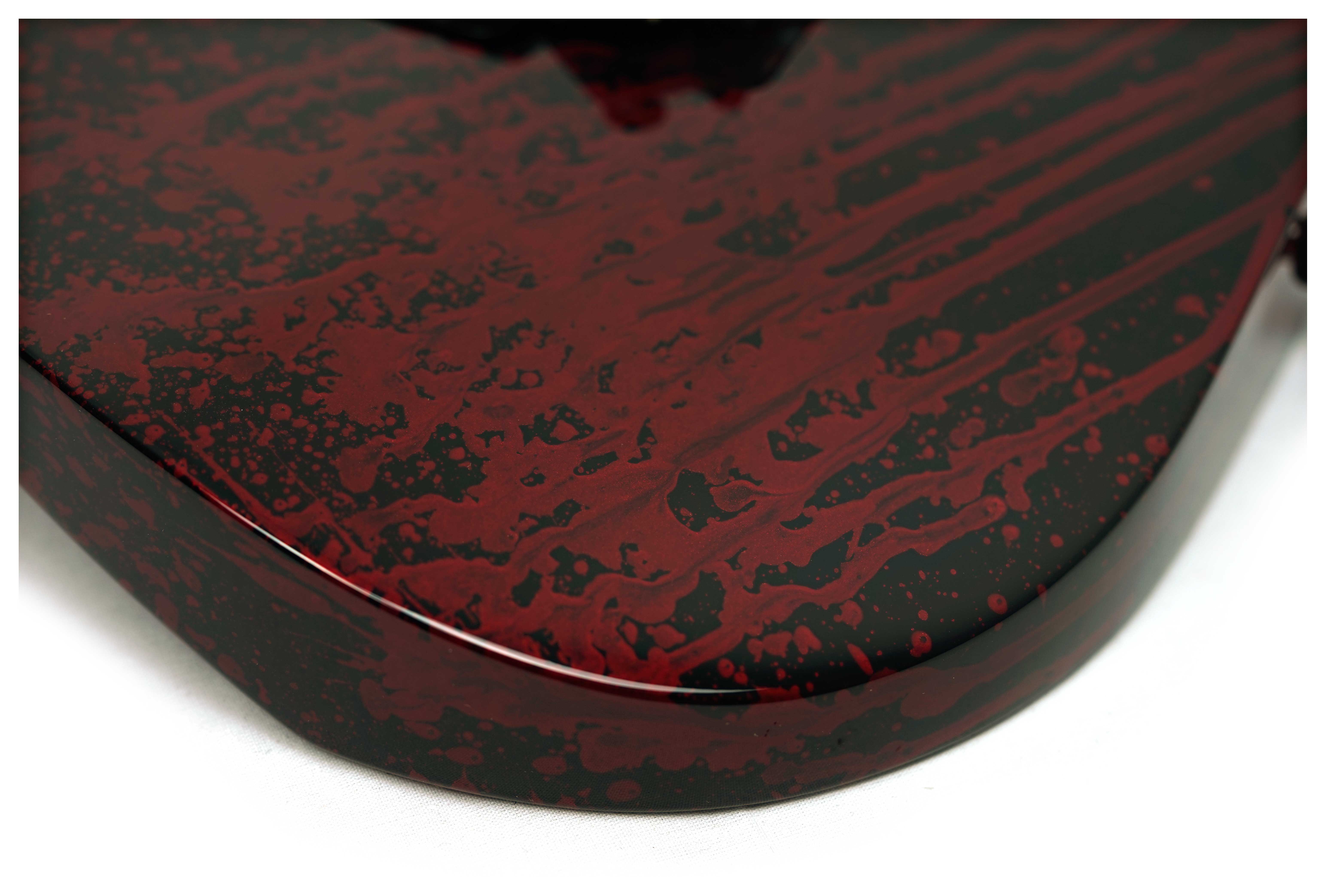 ESP USA M-II FR DX Black Blood Splatter