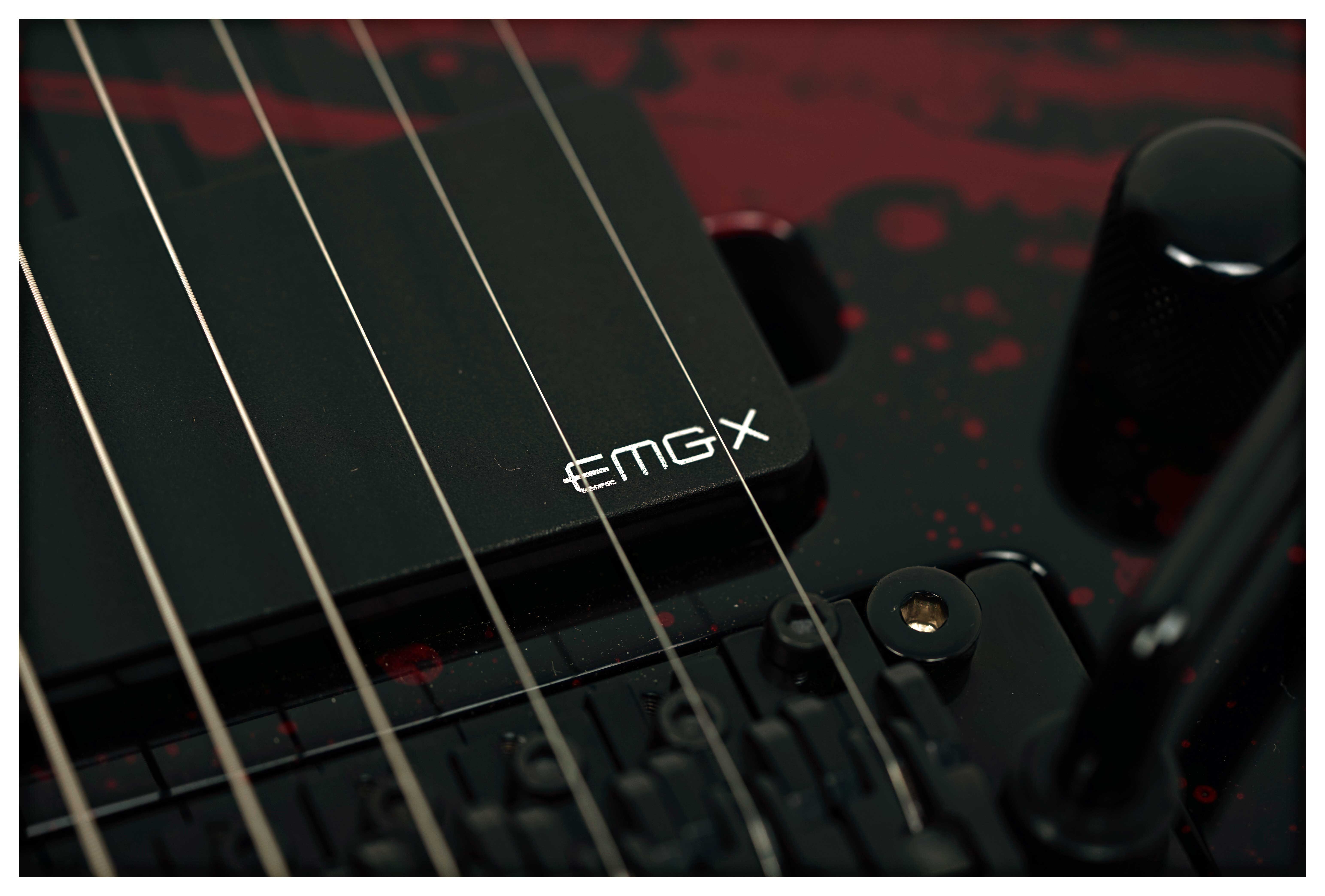 ESP USA M-II FR DX Black Blood Splatter